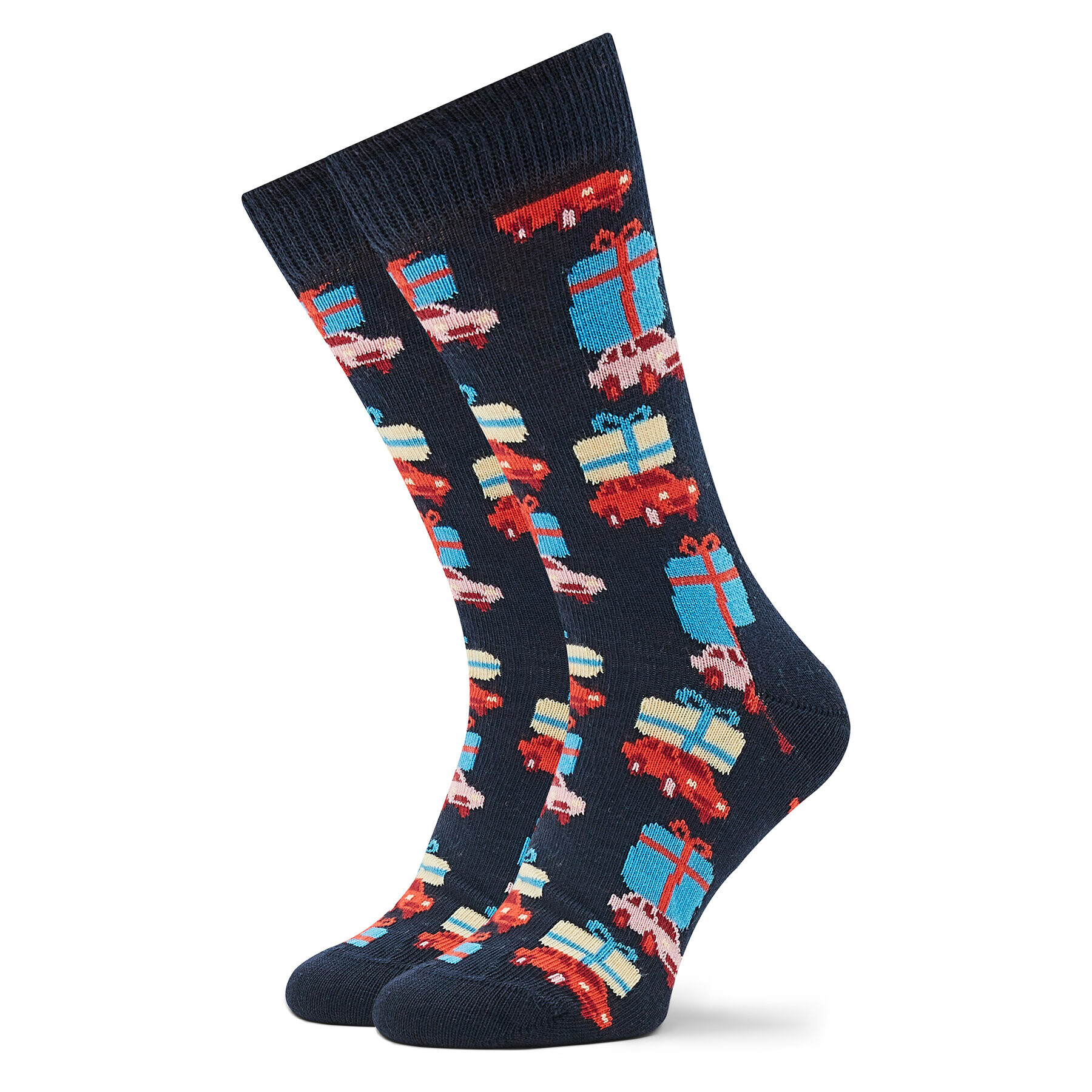 Happy Socks Klasické ponožky Unisex HSS01-6500 Tmavomodrá - Pepit.cz