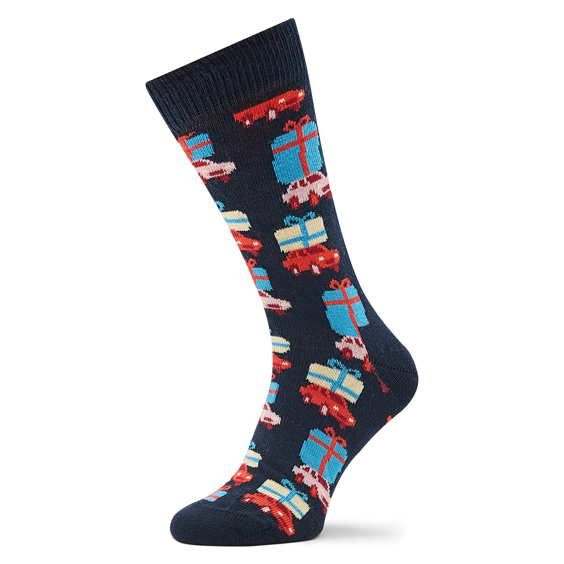 Happy Socks Klasické ponožky Unisex HSS01-6500 Tmavomodrá - Pepit.cz