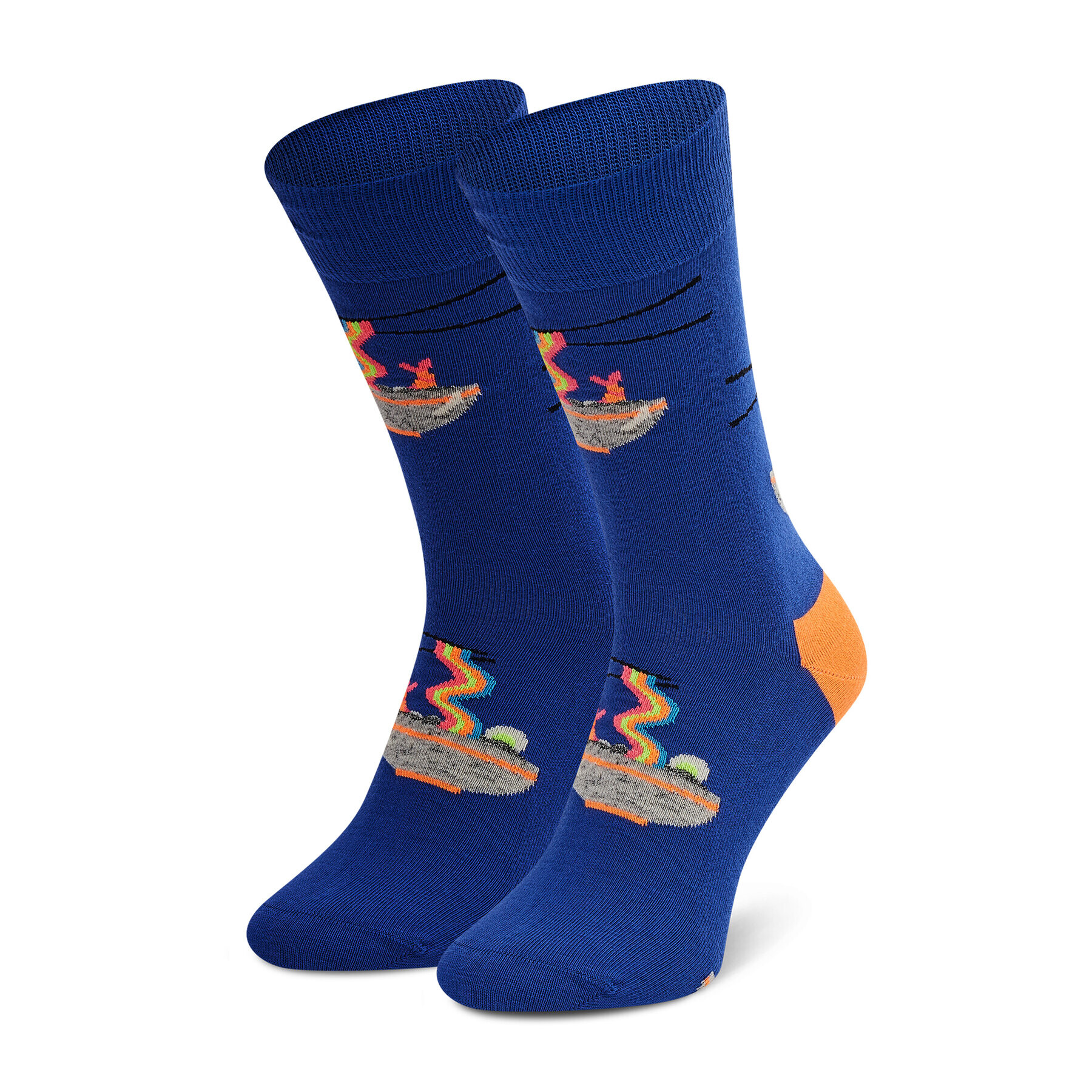 Happy Socks Klasické ponožky Unisex RAM01-6300 Modrá - Pepit.cz