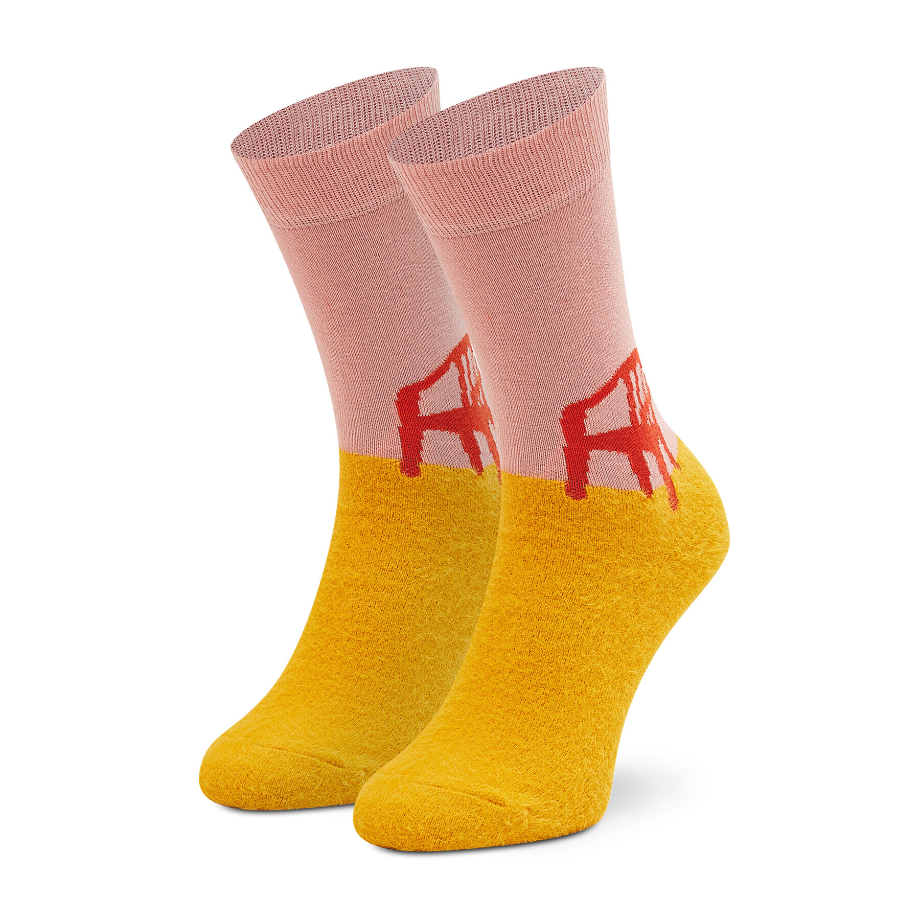 Happy Socks Klasické ponožky Unisex SFU01-2400 Žlutá - Pepit.cz