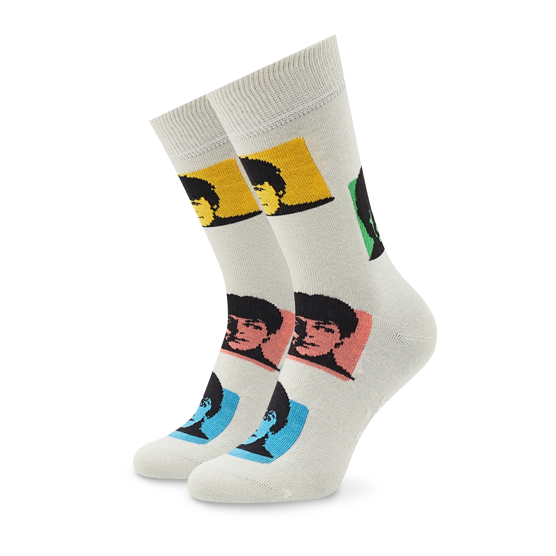 Happy Socks Klasické ponožky Unisex The Beatles BEA01-1300 Béžová - Pepit.cz