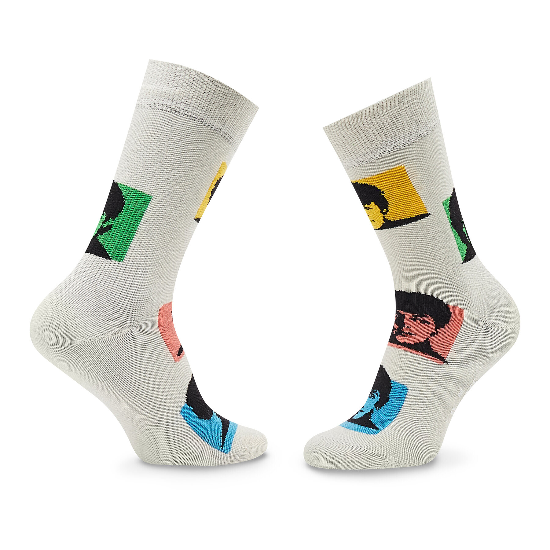 Happy Socks Klasické ponožky Unisex The Beatles BEA01-1300 Béžová - Pepit.cz