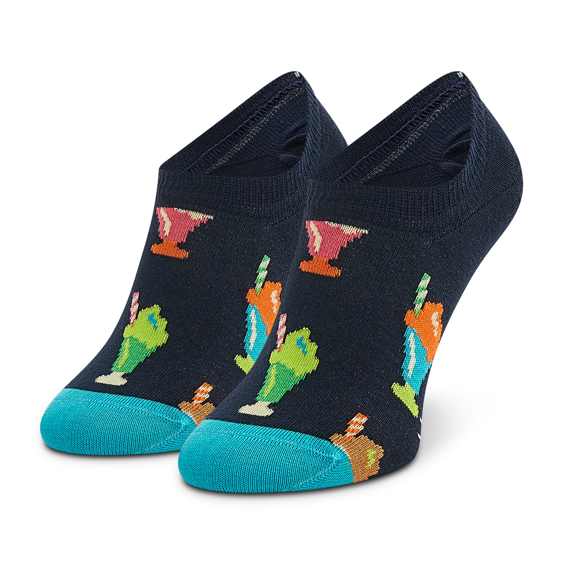 Happy Socks Kotníkové ponožky Unisex MSS38-6300 Tmavomodrá - Pepit.cz