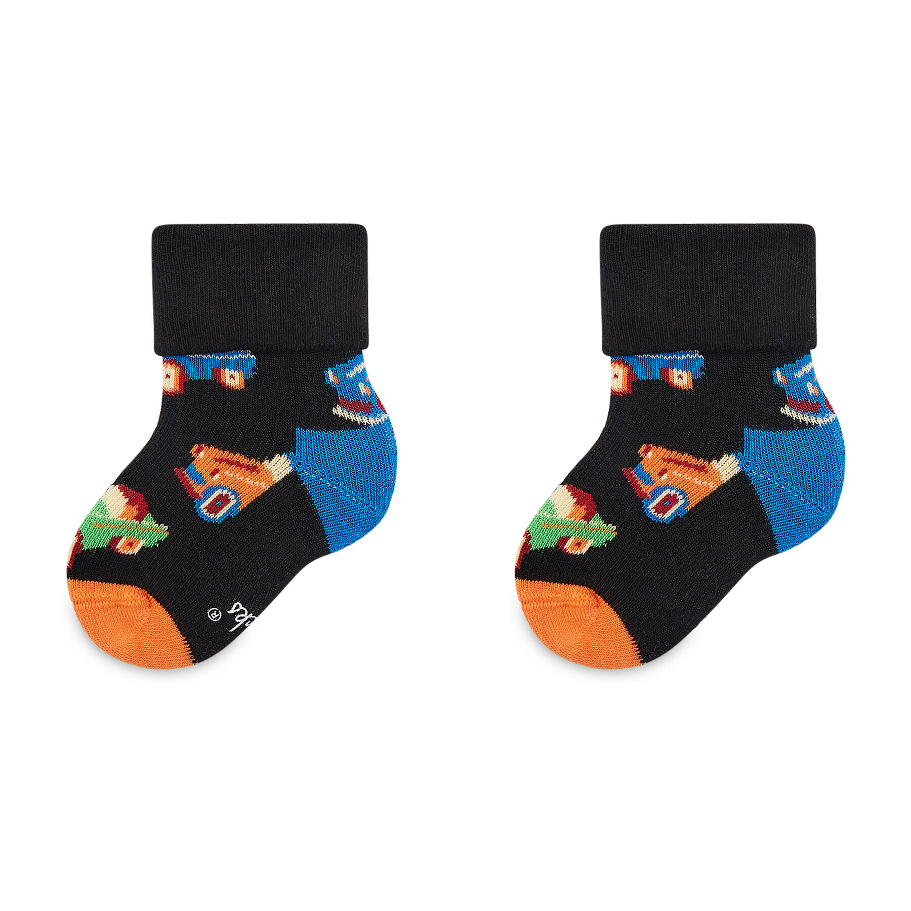 Happy Socks Sada 2 párů dětských vysokých ponožek KCAR45-9300 Barevná - Pepit.cz