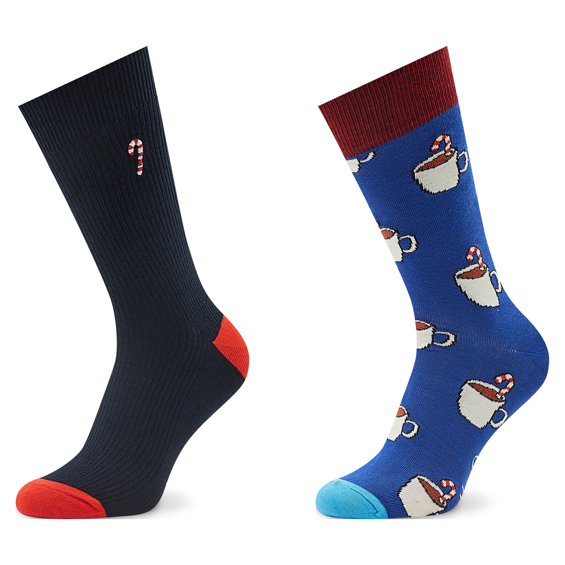 Happy Socks Sada 2 párů vysokých ponožek unisex XCCC02-6500 Barevná - Pepit.cz