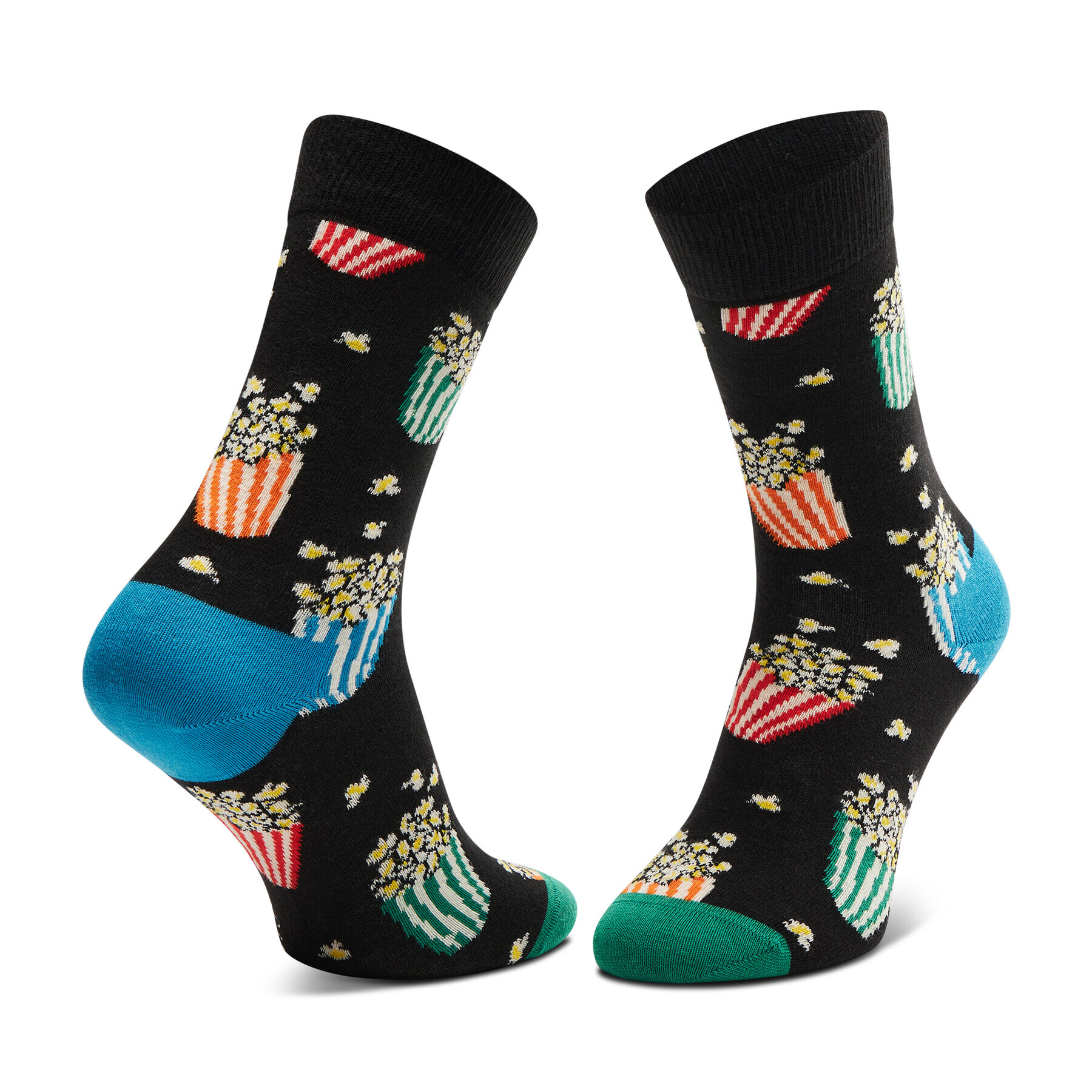 Happy Socks Sada 2 párů vysokých ponožek unisex XSNA02-6300 Černá - Pepit.cz