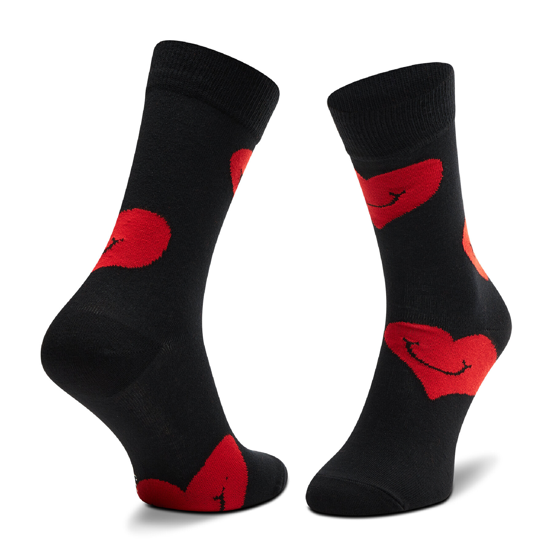 Happy Socks Sada 2 párů vysokých ponožek unisex XVAL02-9300 Černá - Pepit.cz