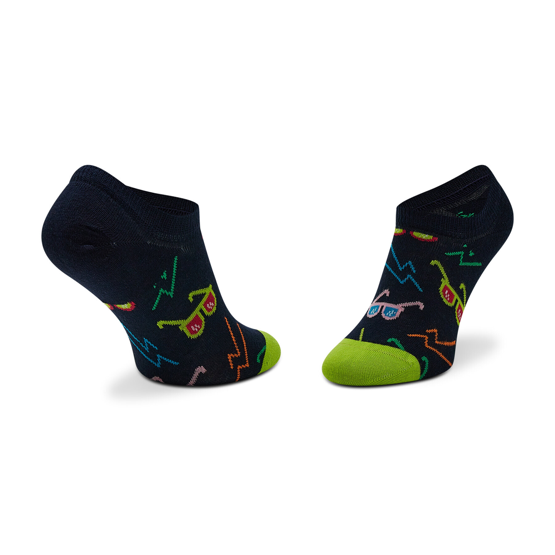 Happy Socks Sada 3 párů kotníkových ponožek unisex SND39-6500 Barevná - Pepit.cz