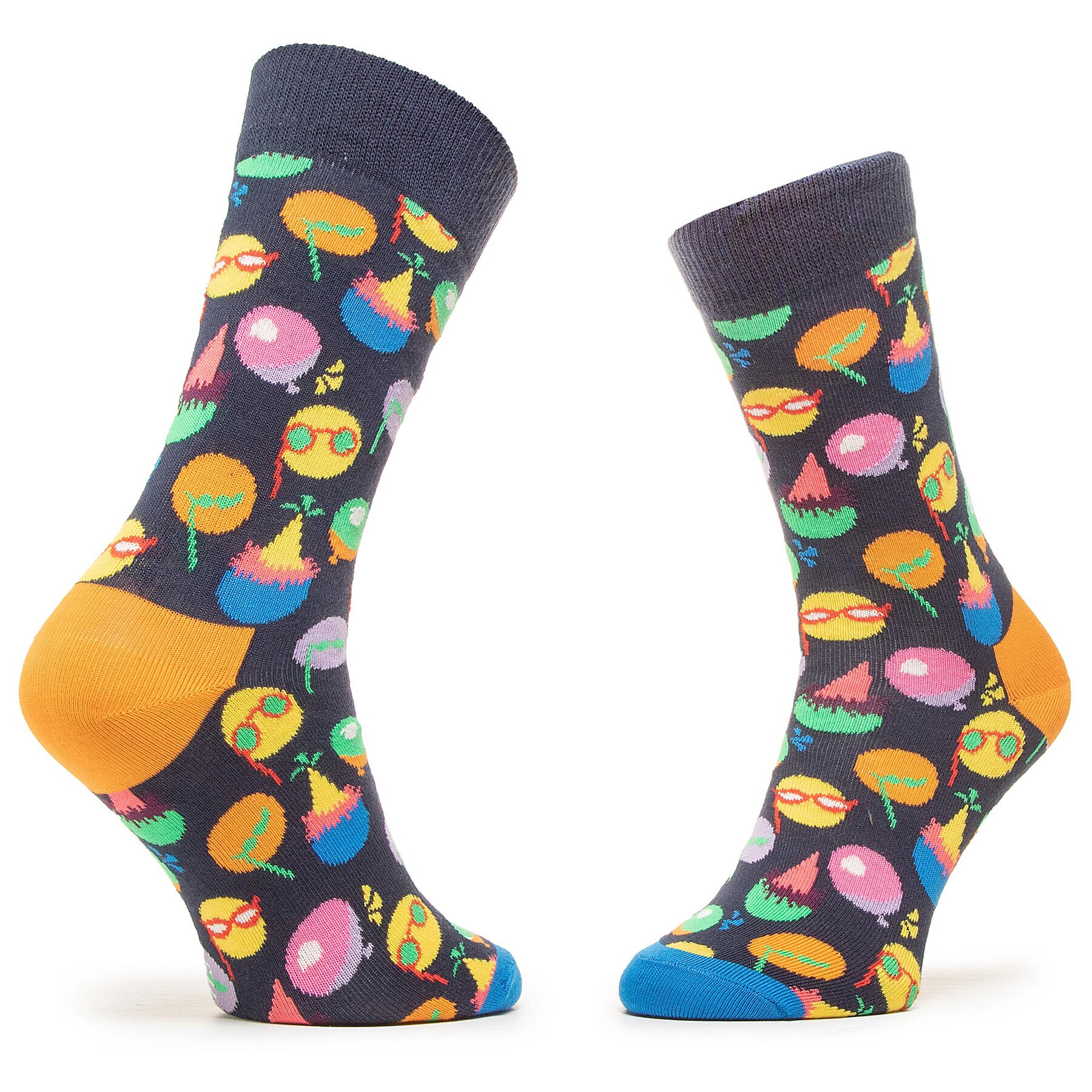 Happy Socks Sada 3 párů vysokých ponožek unisex XCEL08-9300 Černá - Pepit.cz