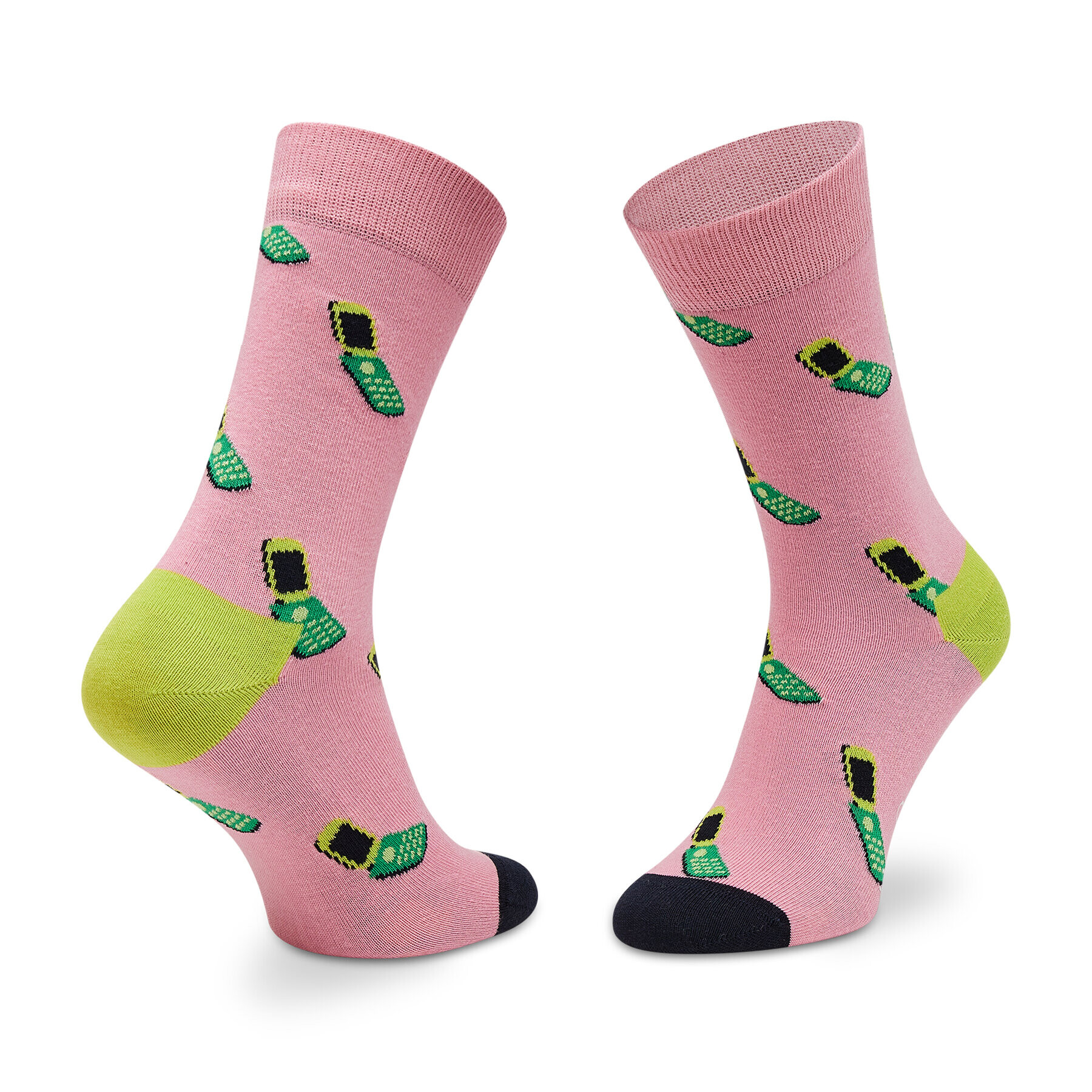 Happy Socks Sada 3 párů vysokých ponožek unisex XTHR08-0200 Růžová - Pepit.cz