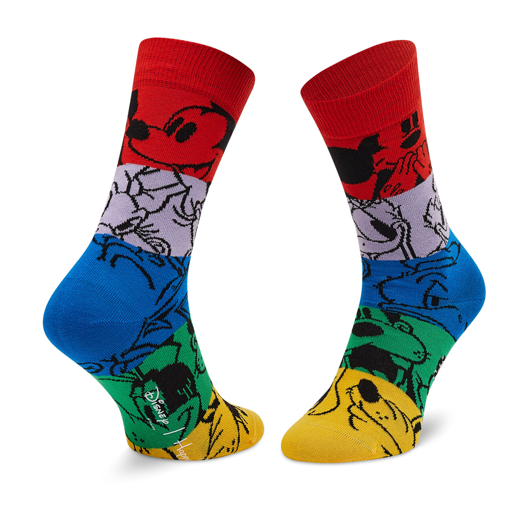 Happy Socks Sada 4 párů vysokých ponožek unisex XDNY09-0200 Černá - Pepit.cz