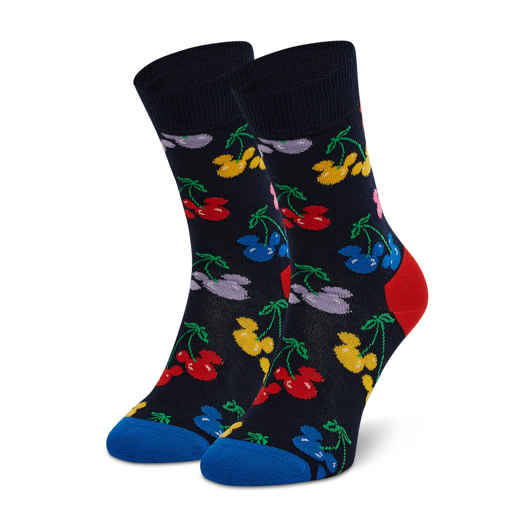 Happy Socks Sada 4 párů vysokých ponožek unisex XDNY09-0200 Černá - Pepit.cz