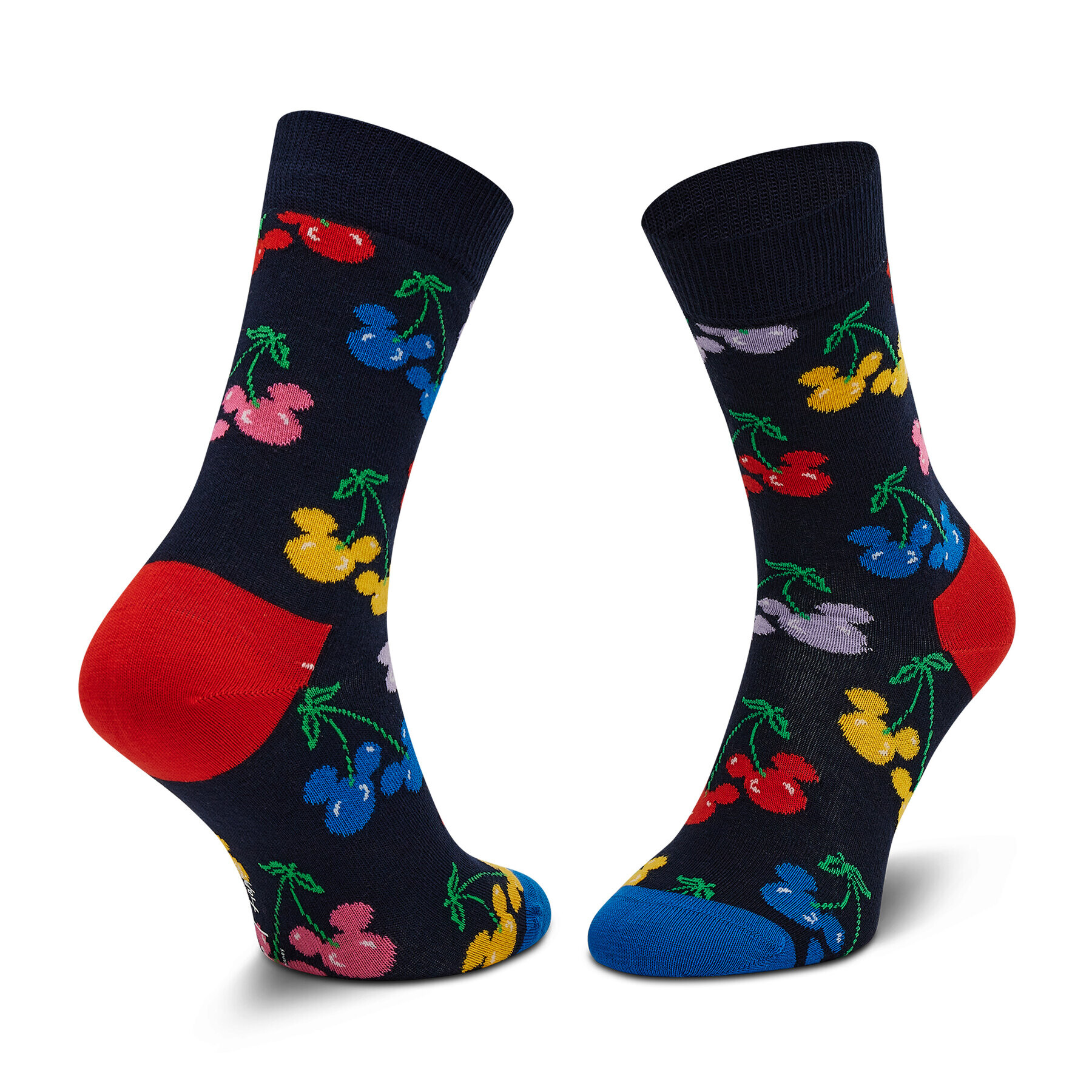 Happy Socks Sada 4 párů vysokých ponožek unisex XDNY09-0200 Černá - Pepit.cz