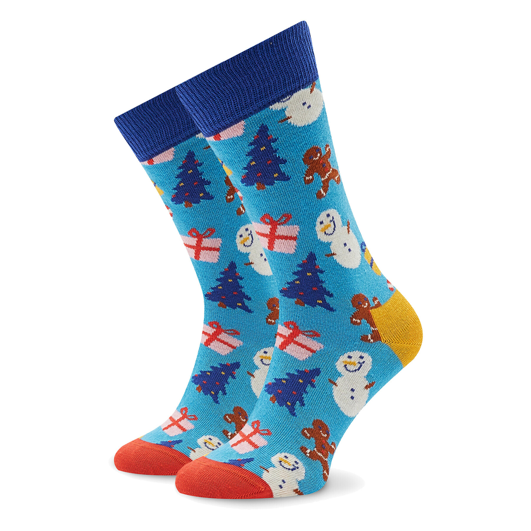 Happy Socks Sada 4 párů vysokých ponožek unisex XHTG09-6300 Barevná - Pepit.cz