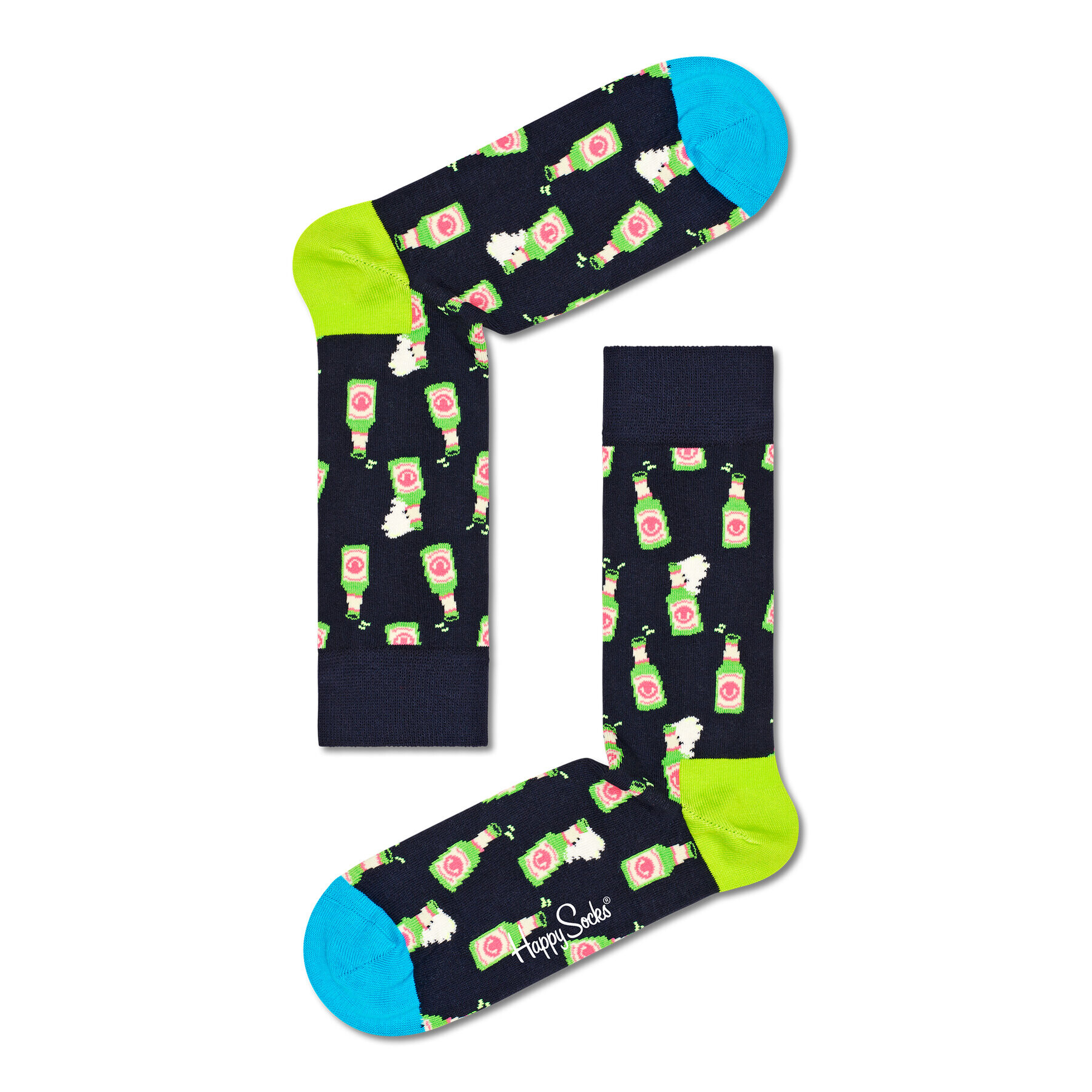 Happy Socks Sada 4 párů vysokých ponožek unisex XYUM09-0200 Barevná - Pepit.cz