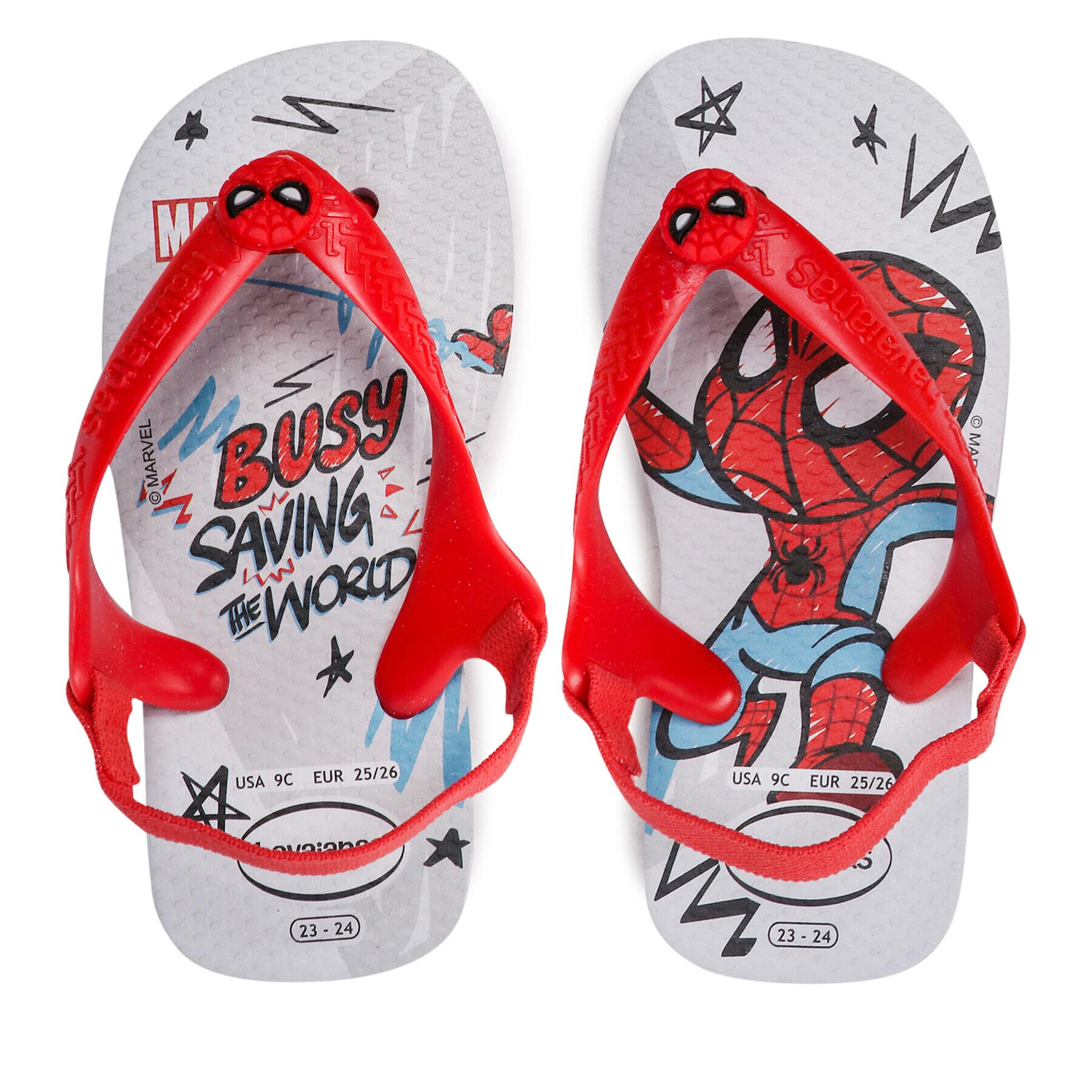 Havaianas Sandály Baby Marvel 41471323498 Červená - Pepit.cz