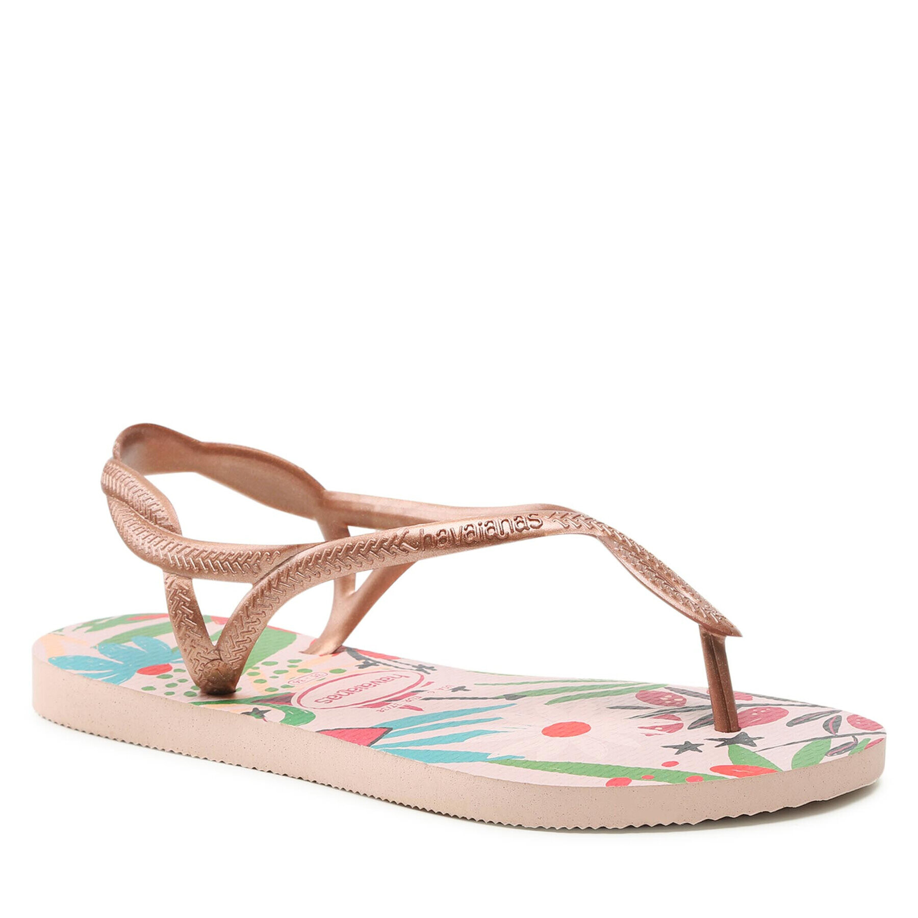 Havaianas Sandály Luna Print 41372593606 Hnědá - Pepit.cz