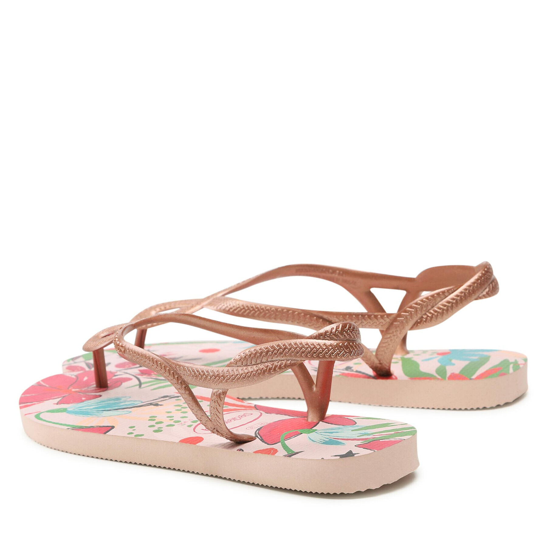 Havaianas Sandály Luna Print 41372593606 Hnědá - Pepit.cz