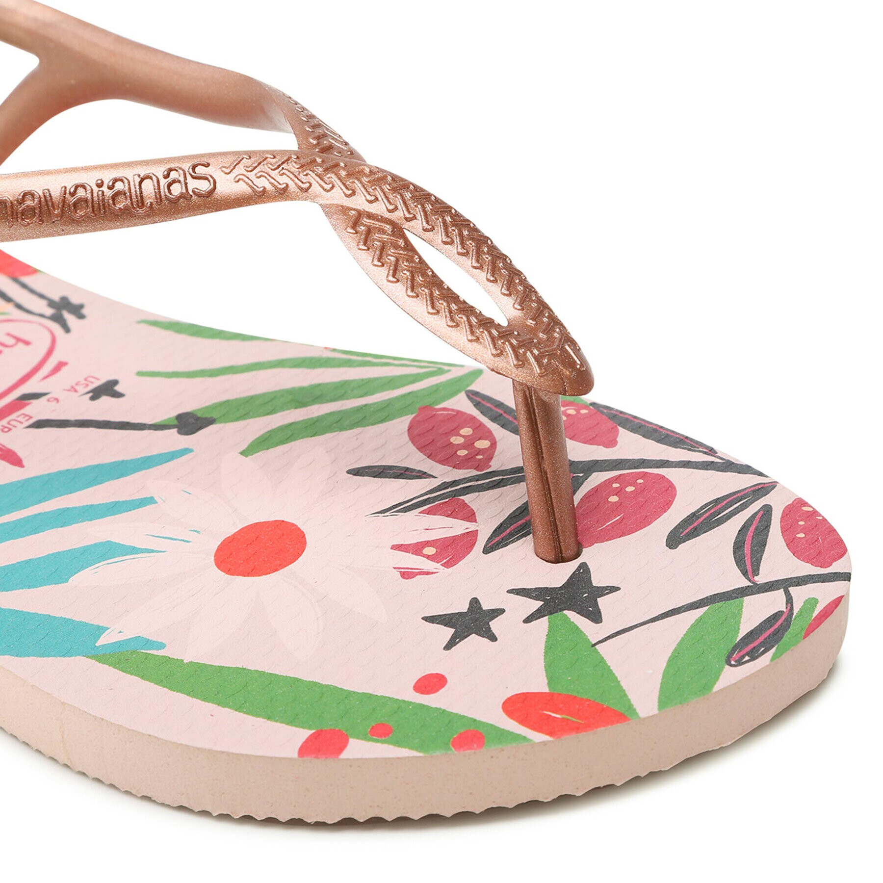 Havaianas Sandály Luna Print 41372593606 Hnědá - Pepit.cz