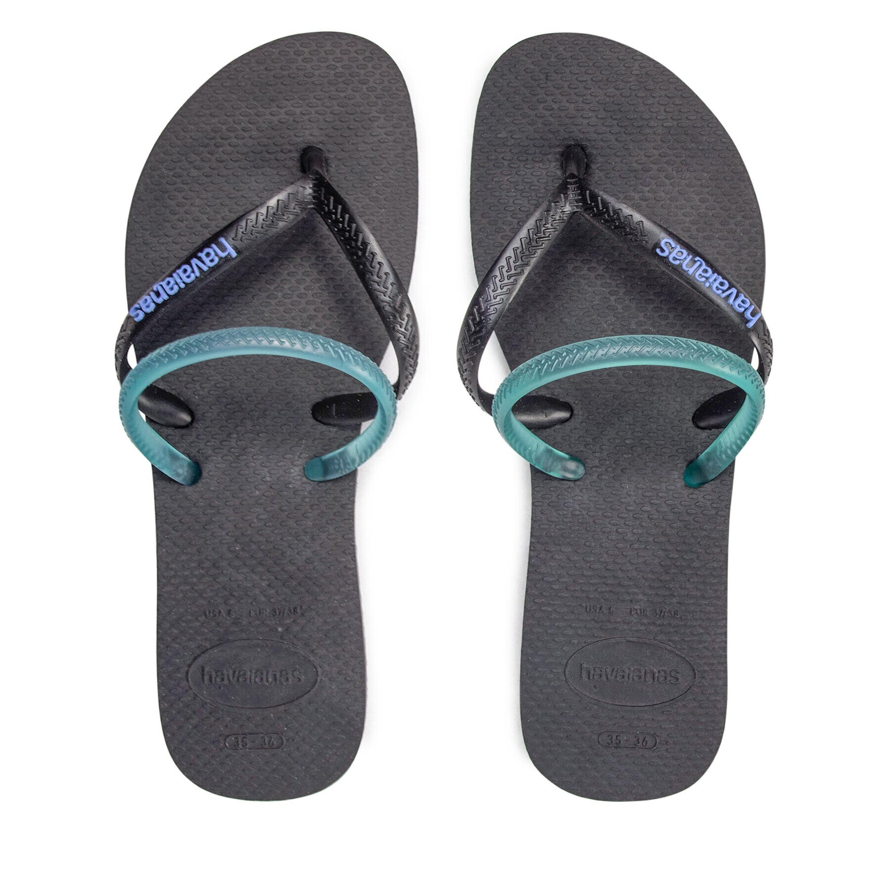 Havaianas Žabky Flat Duo 41472370090 Černá - Pepit.cz