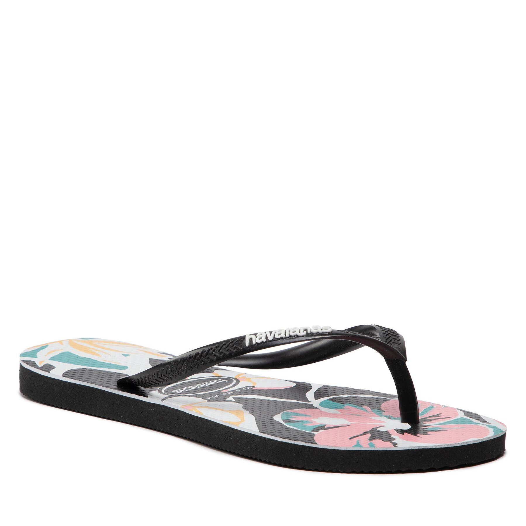 Havaianas Žabky Floral Basic 41454601069 Černá - Pepit.cz