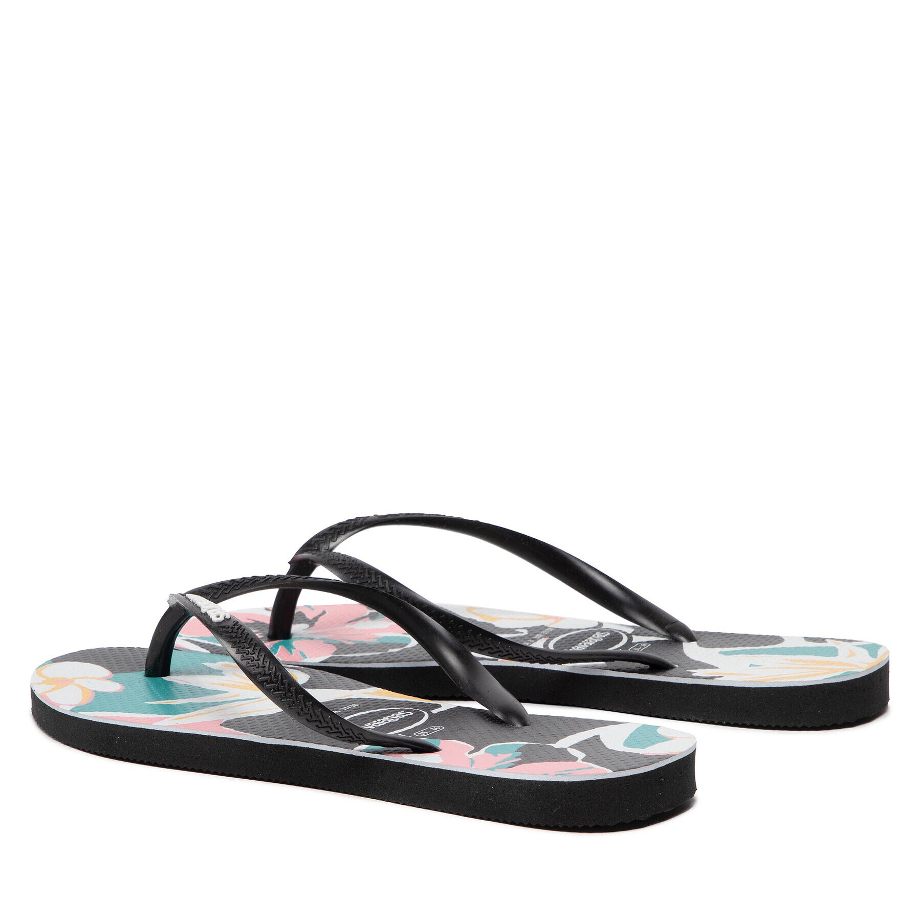 Havaianas Žabky Floral Basic 41454601069 Černá - Pepit.cz