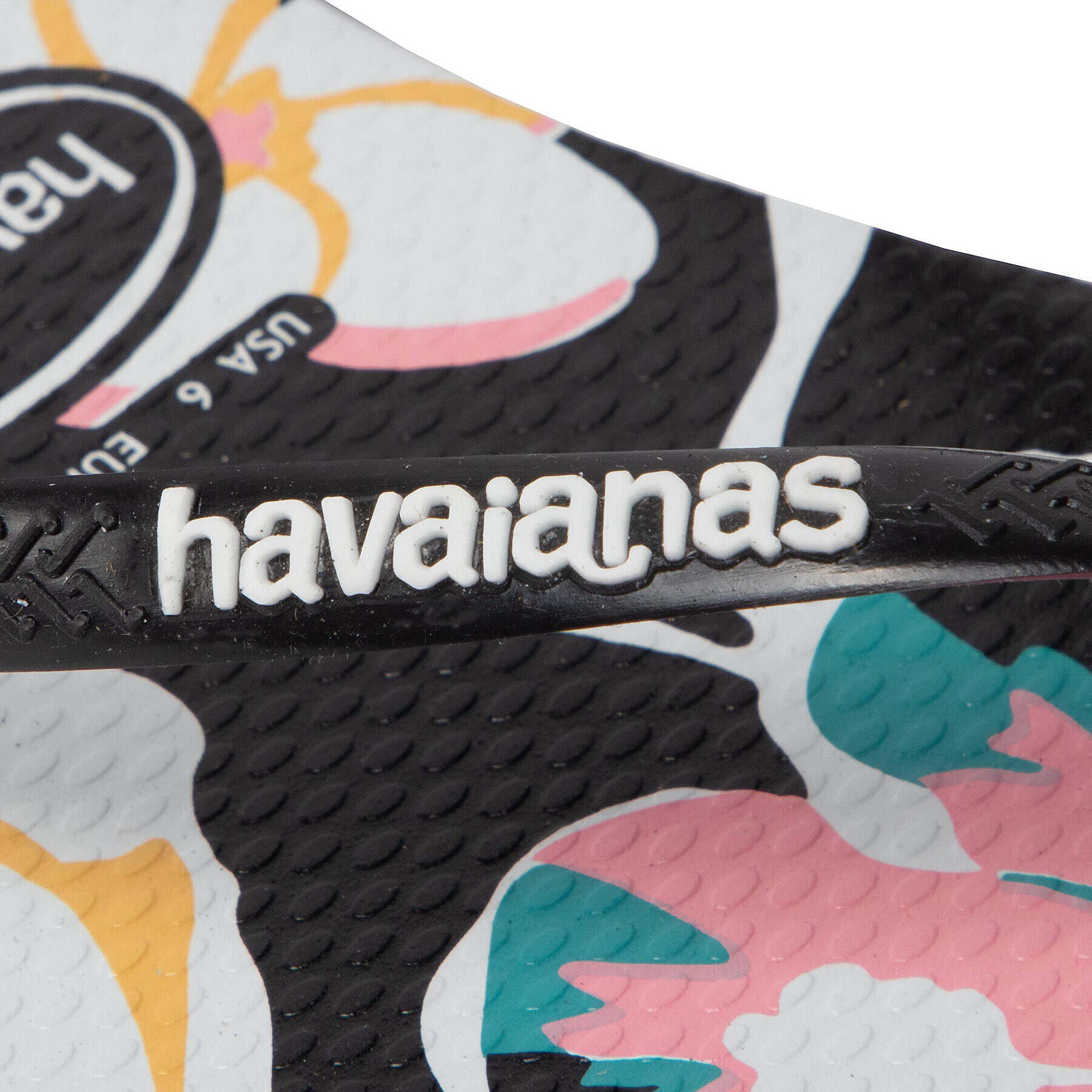 Havaianas Žabky Floral Basic 41454601069 Černá - Pepit.cz