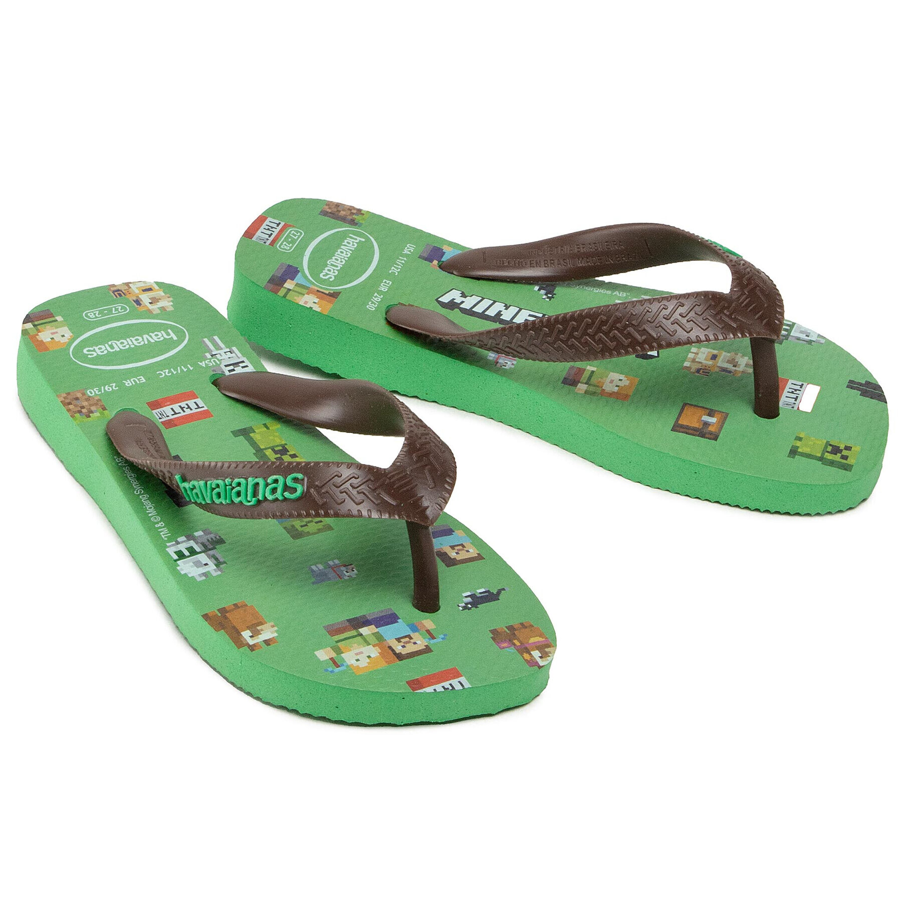 Havaianas Žabky Minecraft 41451252715 Hnědá - Pepit.cz