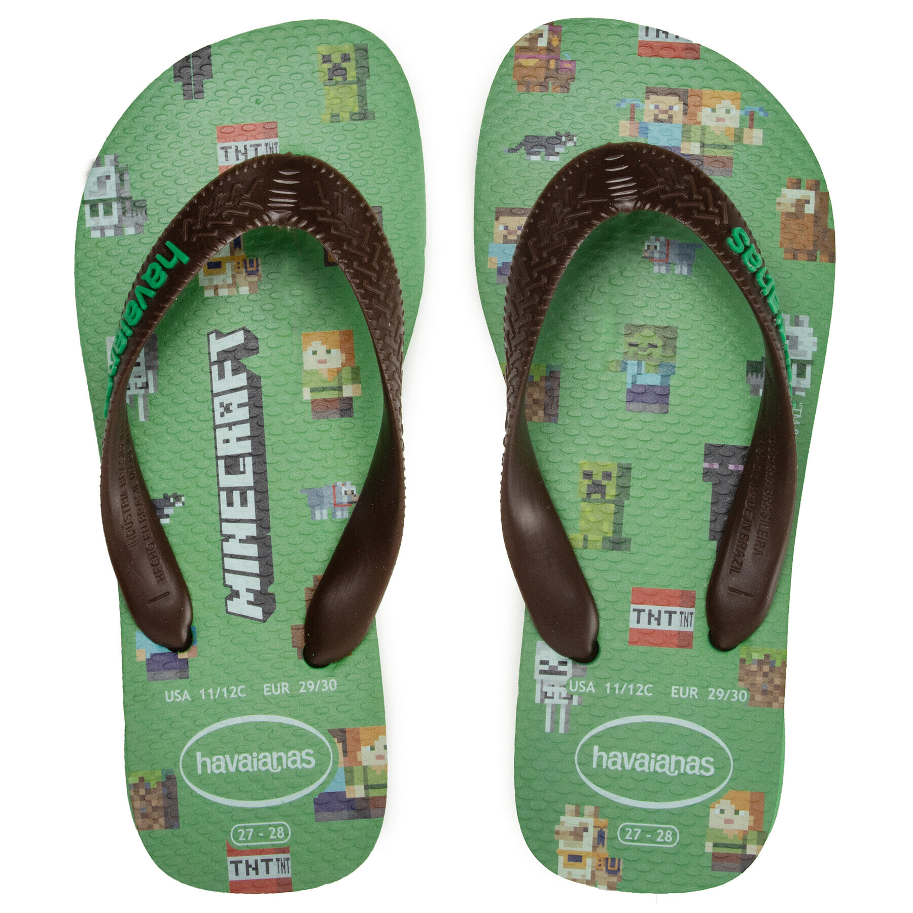 Havaianas Žabky Minecraft 41451252715 Hnědá - Pepit.cz