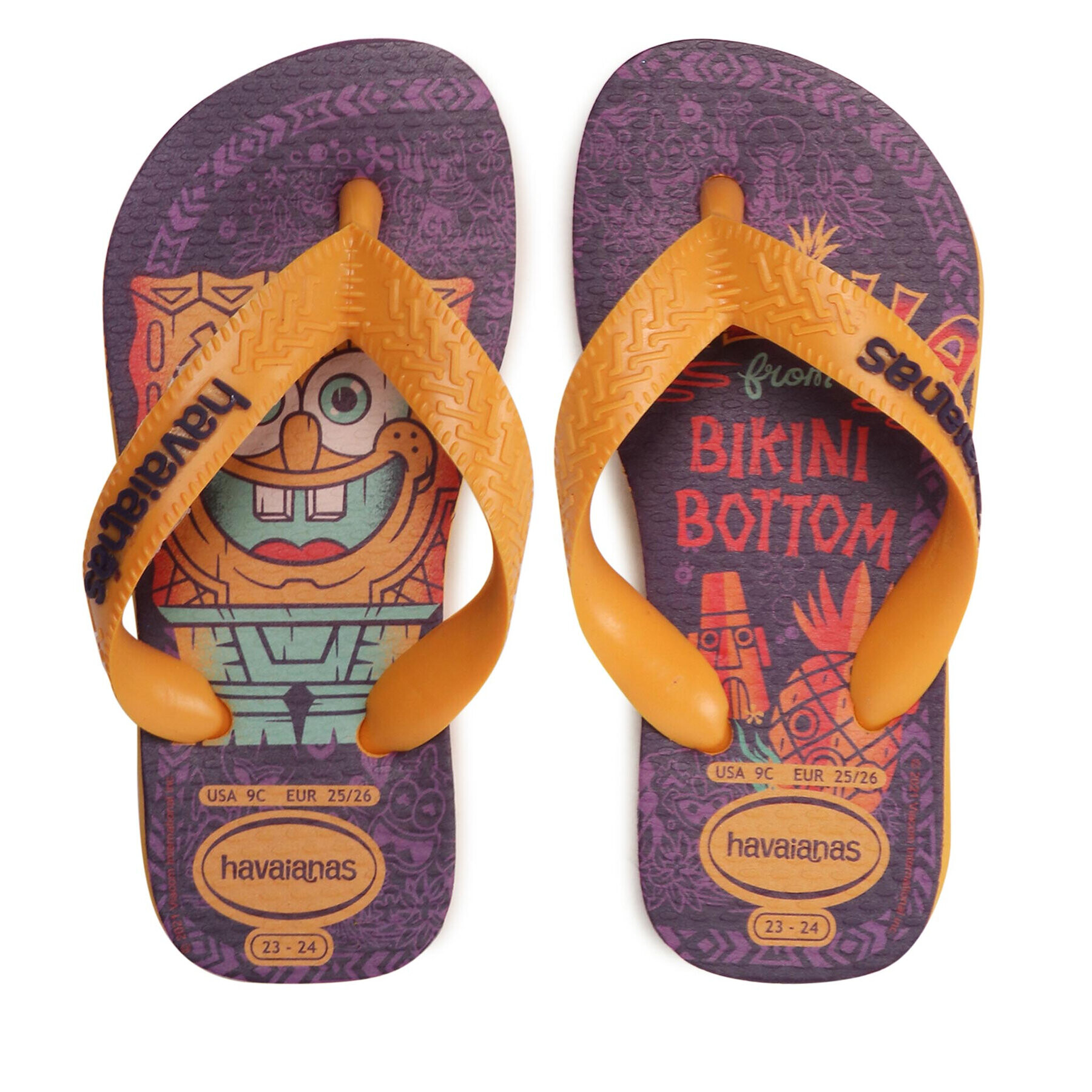 Havaianas Žabky T Spongeb 41470666362 Žlutá - Pepit.cz