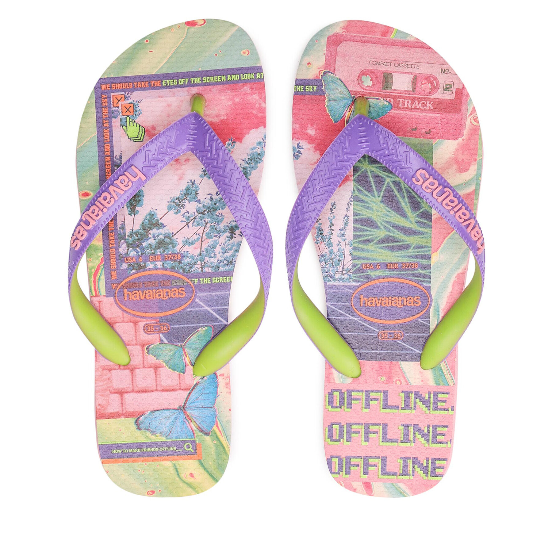 Havaianas Žabky Top Fashion 41372585217 Fialová - Pepit.cz