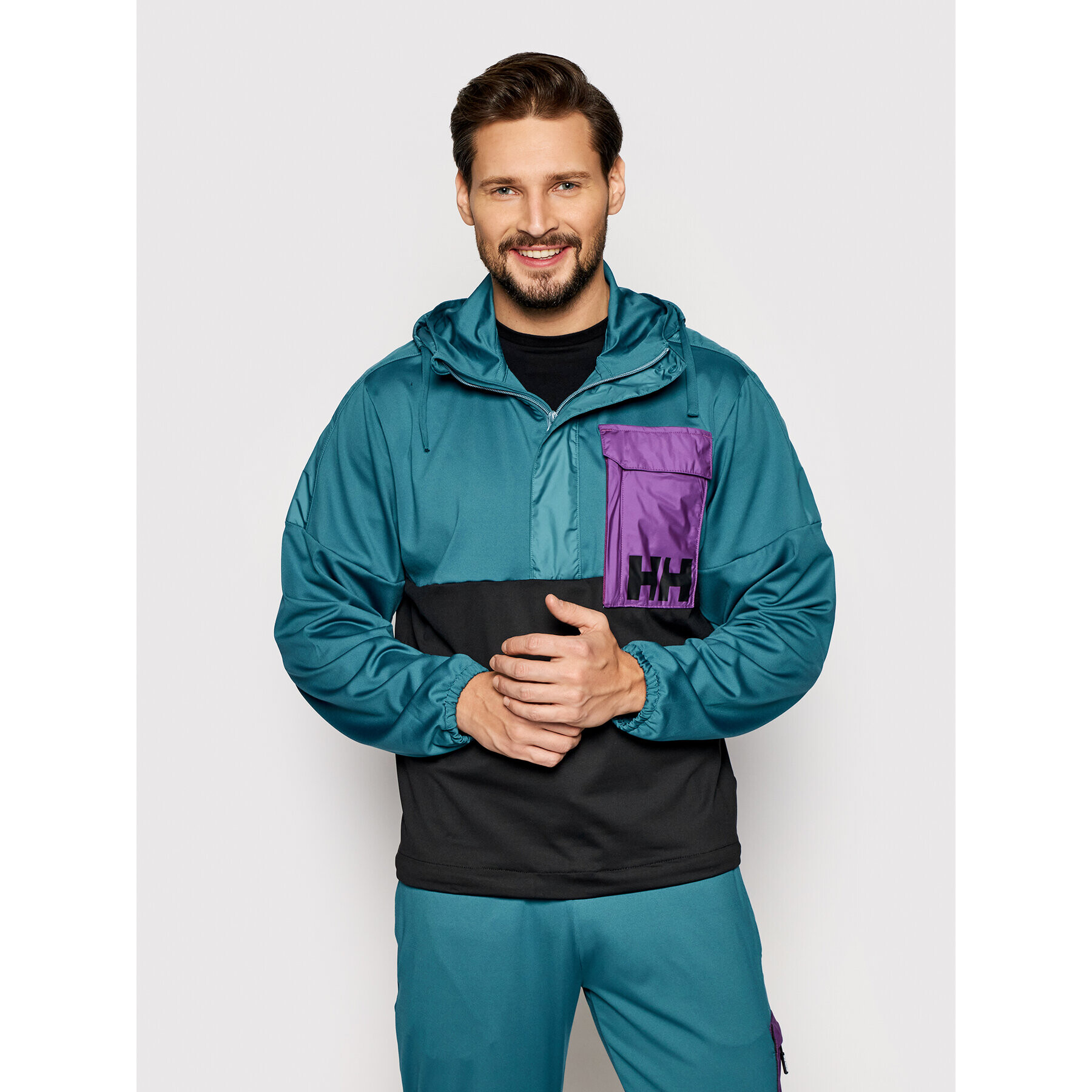 Helly Hansen Bunda anorak P&C 53330 Modrá Regular Fit - Pepit.cz