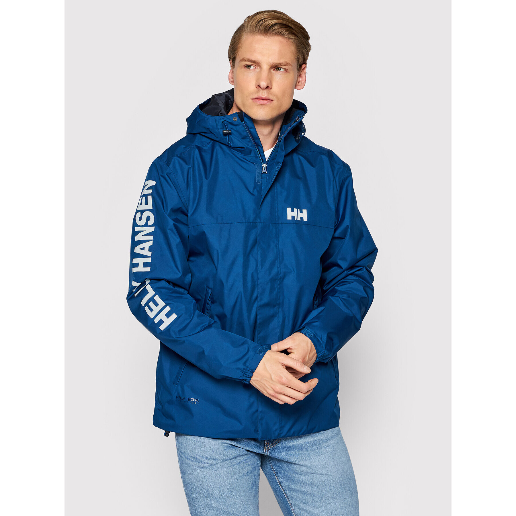 Helly Hansen Bunda pro přechodné období Ervik 64032 Modrá Regular Fit - Pepit.cz