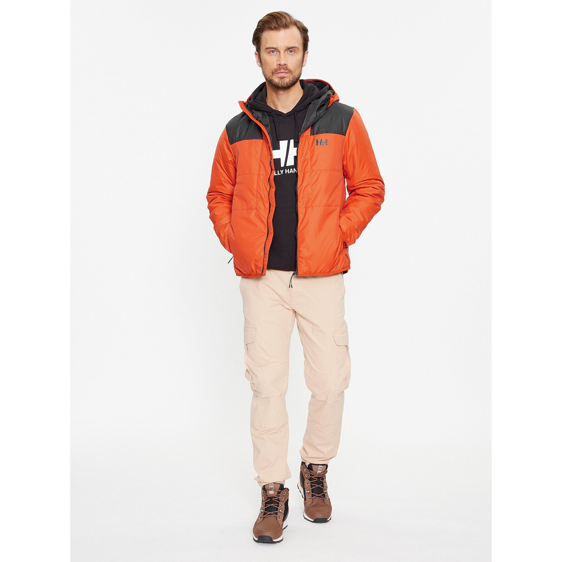 Helly Hansen Bunda pro přechodné období Flex Ins Jacket 54059 Oranžová Regular Fit - Pepit.cz