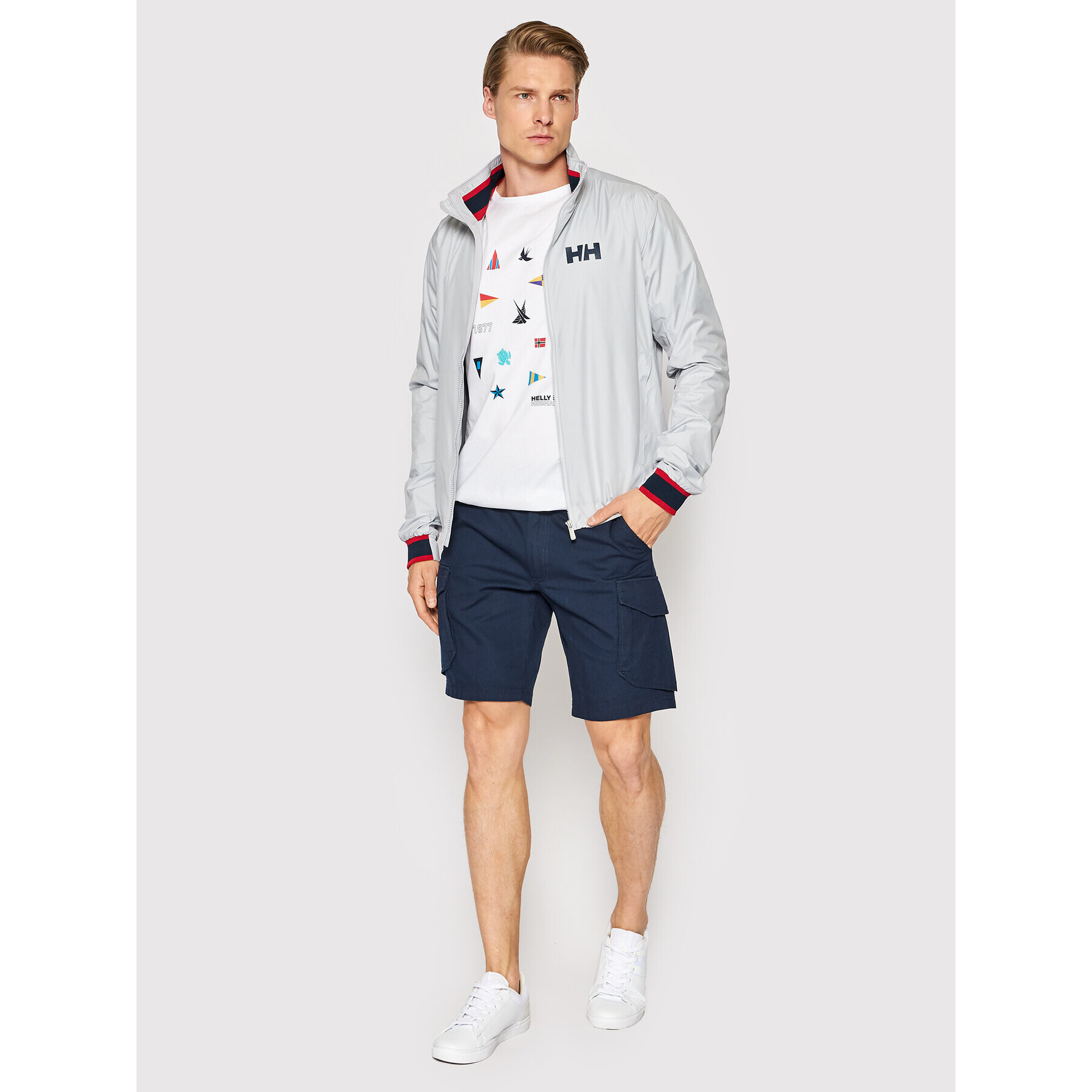 Helly Hansen Bunda pro přechodné období Salt 30299 Šedá Regular Fit - Pepit.cz