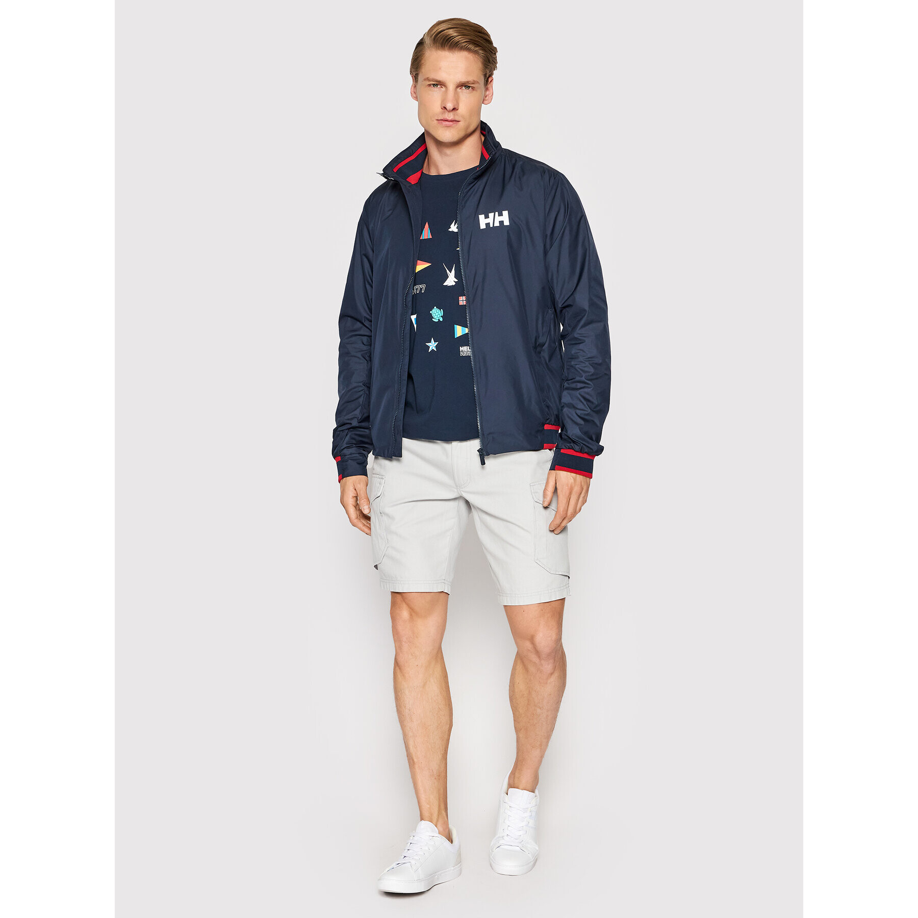 Helly Hansen Bunda pro přechodné období Salt 30299 Tmavomodrá Regular Fit - Pepit.cz