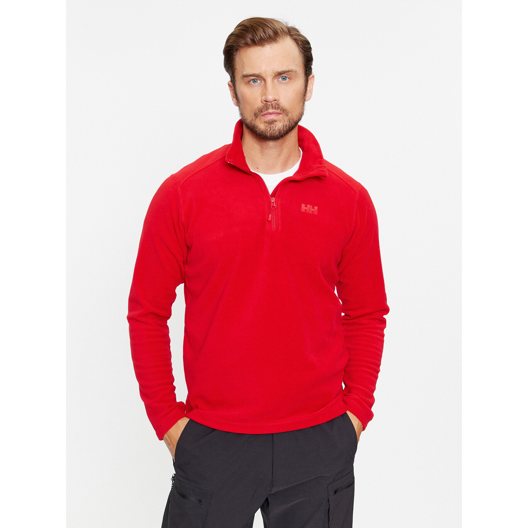 Helly Hansen Fleecová mikina Daybreaker 50844 Červená Regular Fit - Pepit.cz