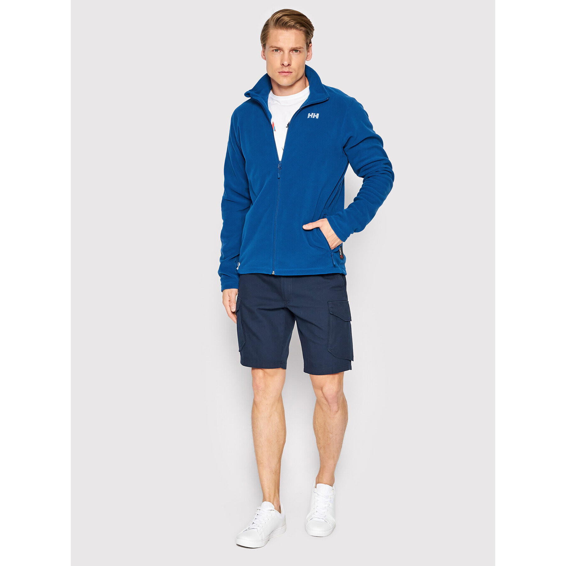 Helly Hansen Fleecová mikina Daybreaker 51598 Modrá Regular Fit - Pepit.cz