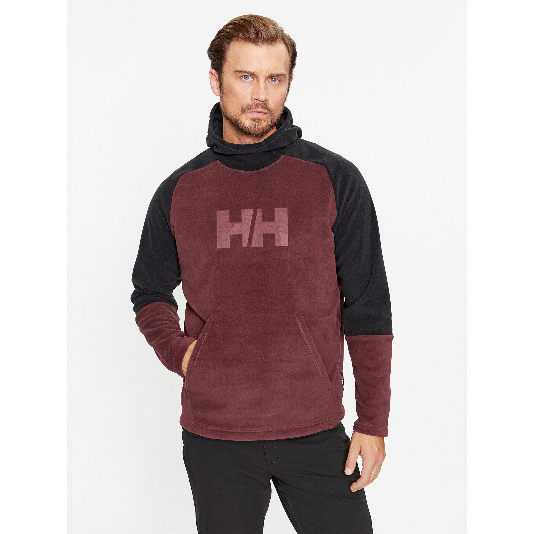 Helly Hansen Fleecová mikina Daybreaker 51893 Bordó Regular Fit - Pepit.cz