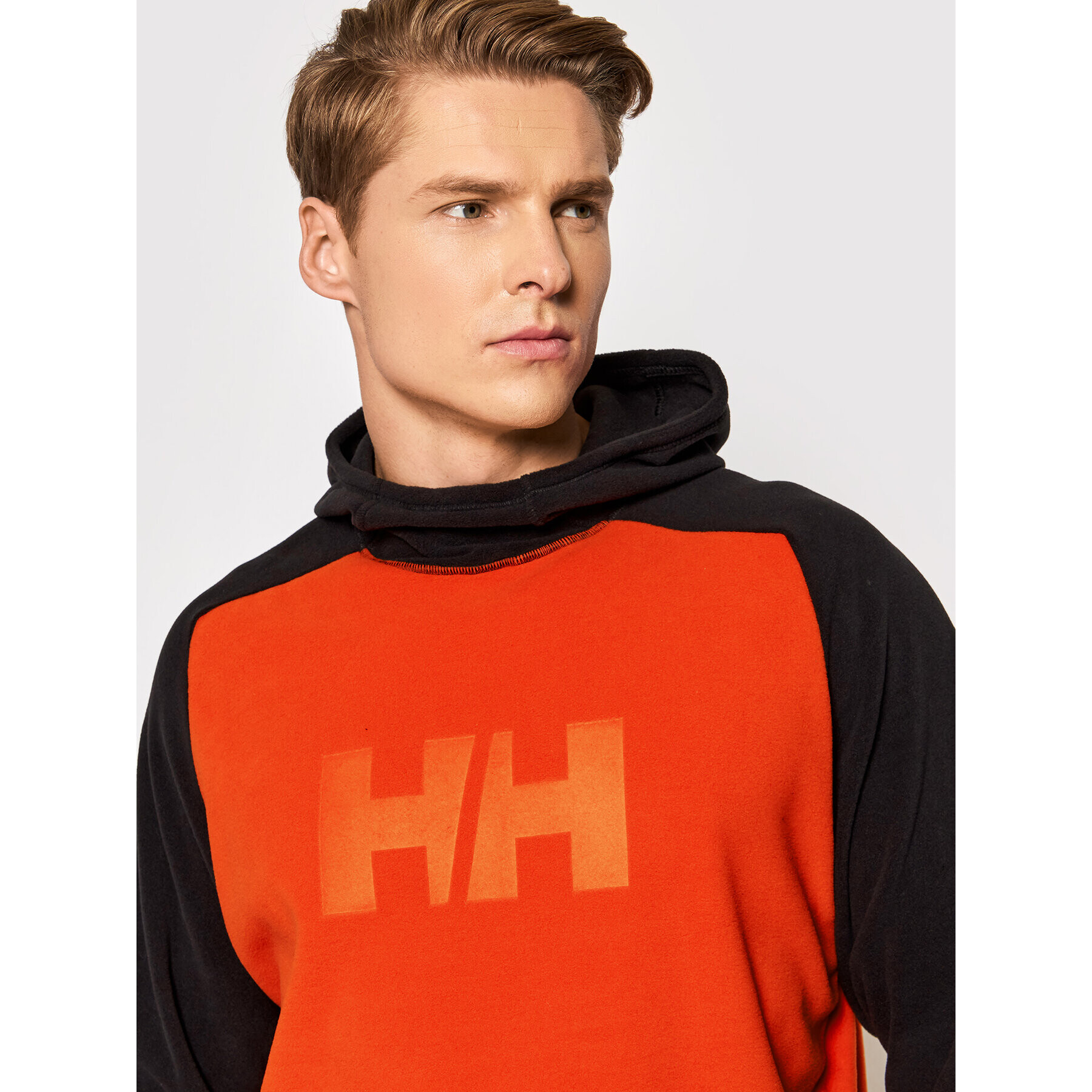 Helly Hansen Fleecová mikina Daybreaker Logo 51893 Oranžová Regular Fit - Pepit.cz