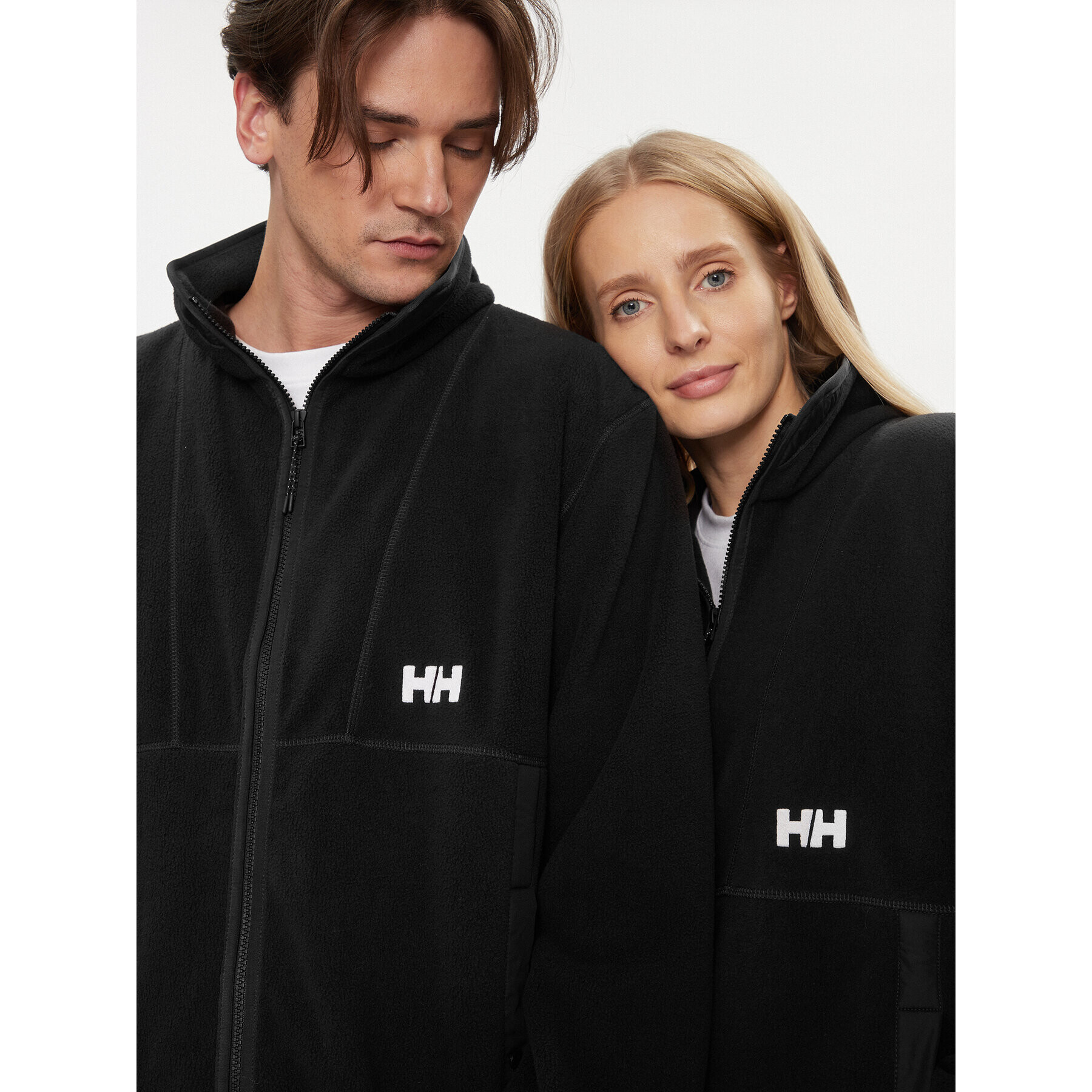 Helly Hansen Fleecová mikina Unisex Yu Fleece 54018 Černá Relaxed Fit - Pepit.cz