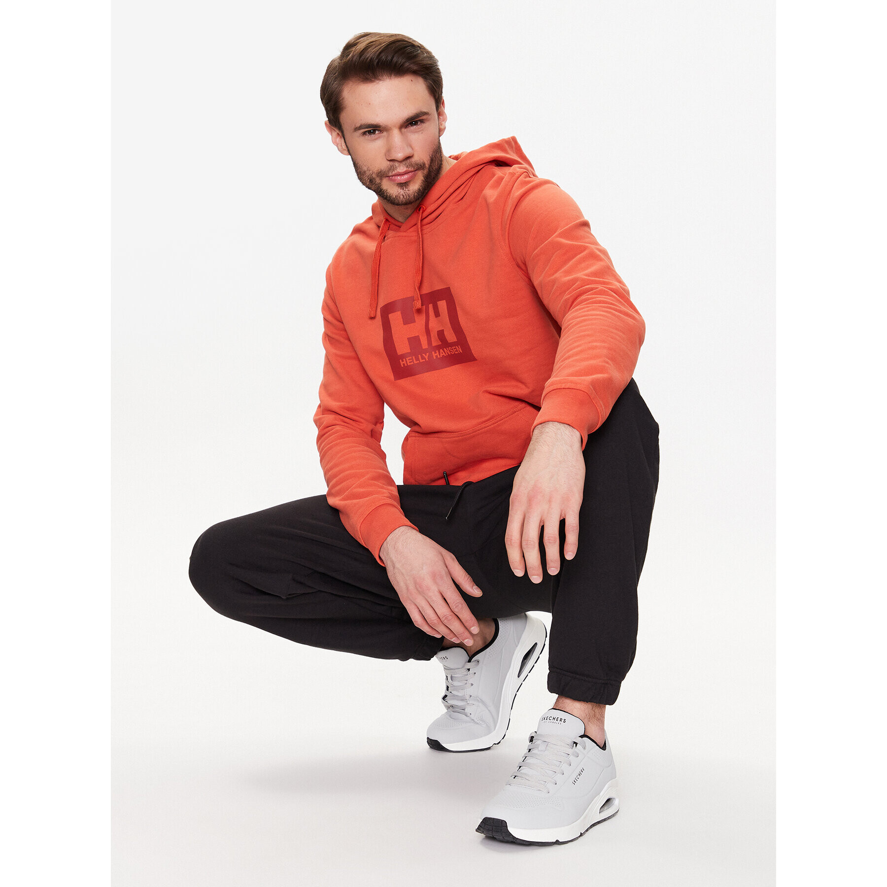 Helly Hansen Mikina Box 53289 Oranžová Regular Fit - Pepit.cz