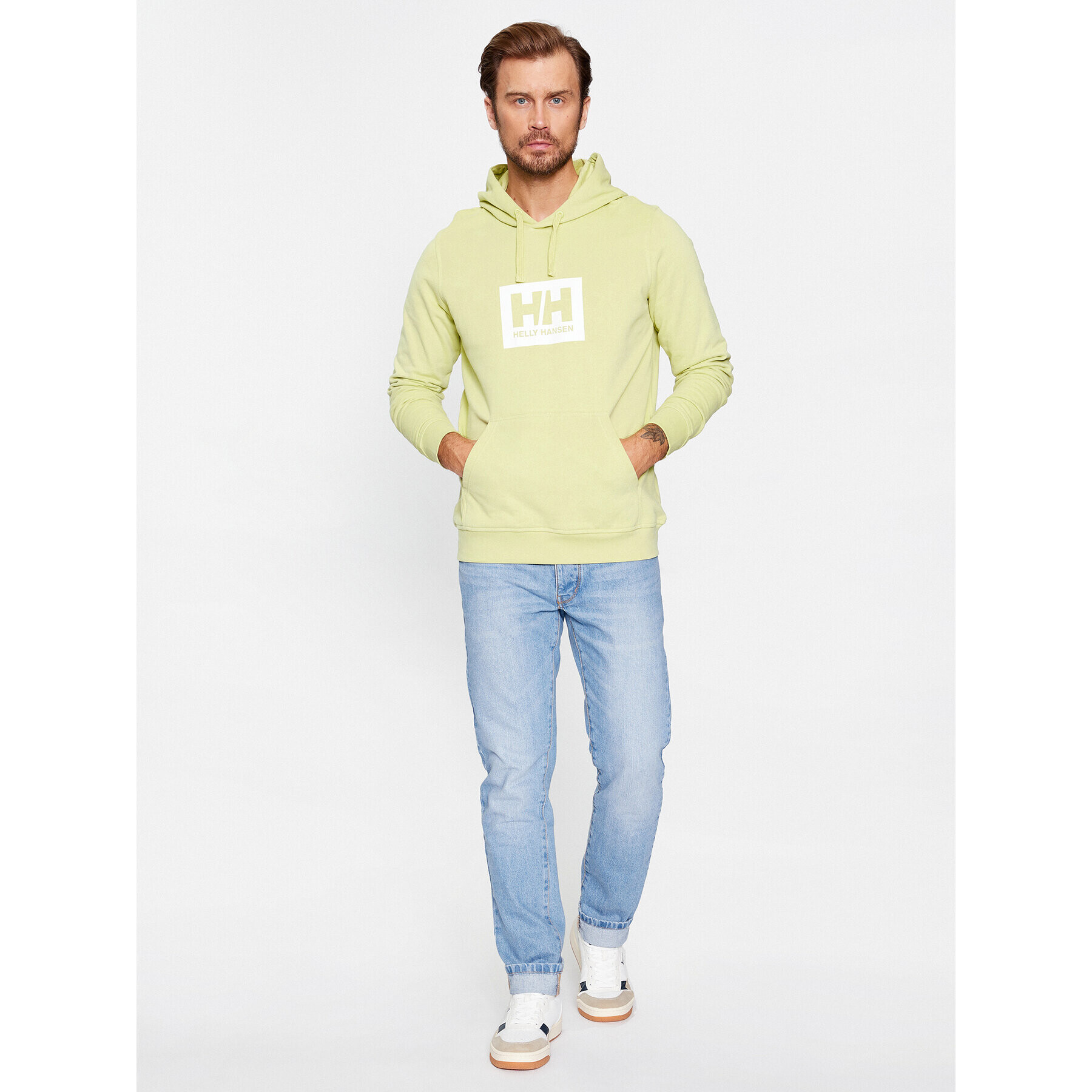 Helly Hansen Mikina Hh Box 53289 Zelená Regular Fit - Pepit.cz