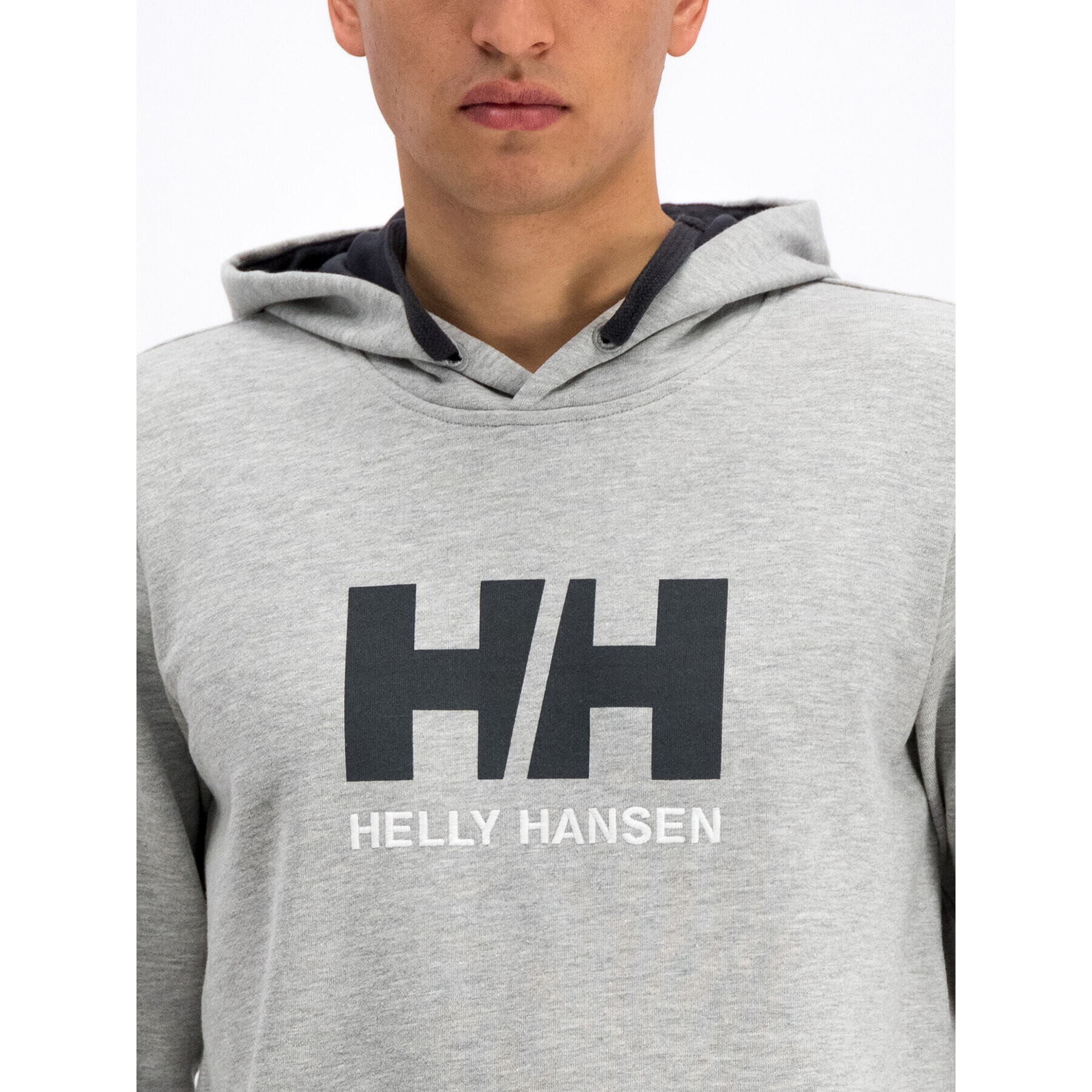 Helly Hansen Mikina Hh Logo 33977 Šedá Regular Fit - Pepit.cz