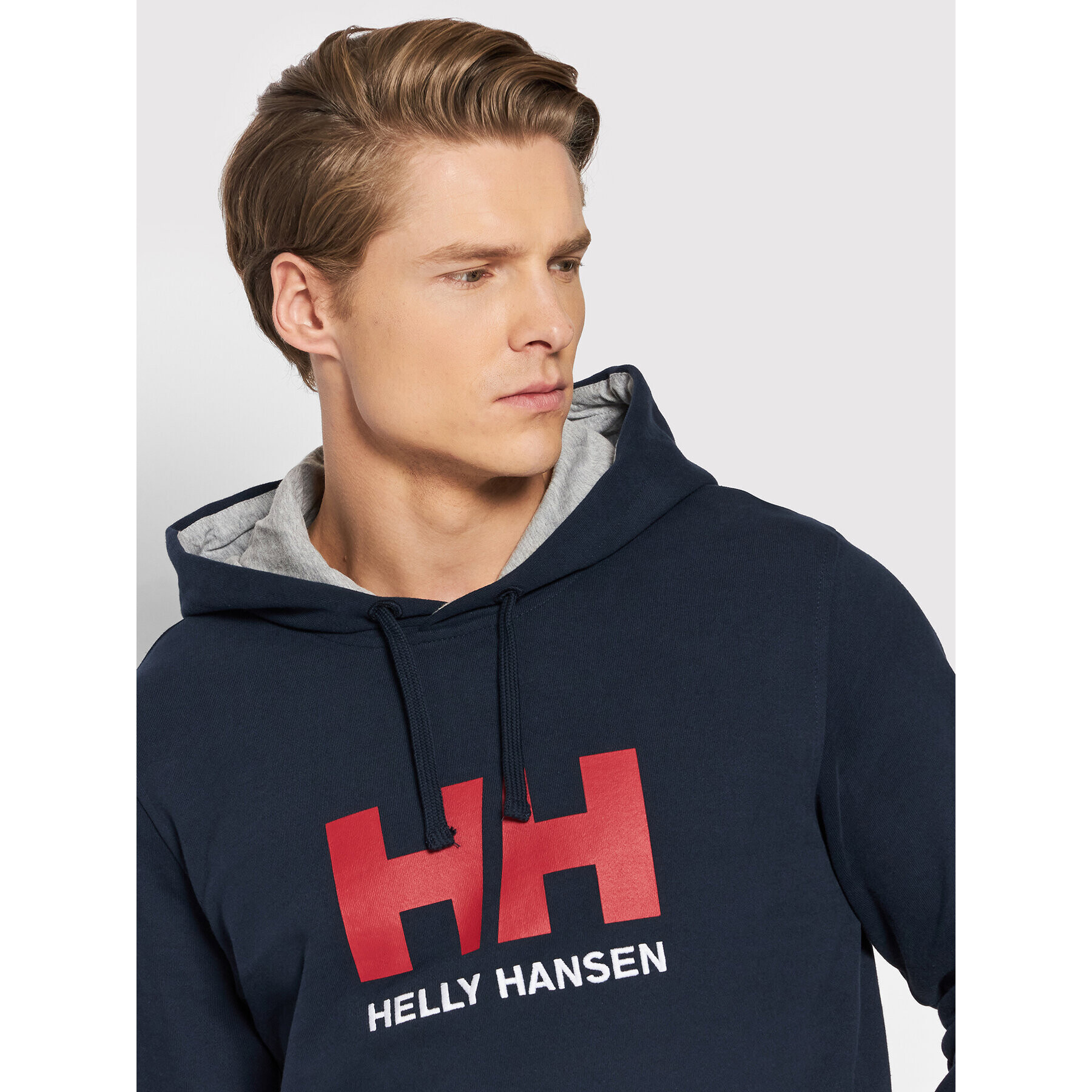 Helly Hansen Mikina Hh Logo 33977 Tmavomodrá Regular Fit - Pepit.cz