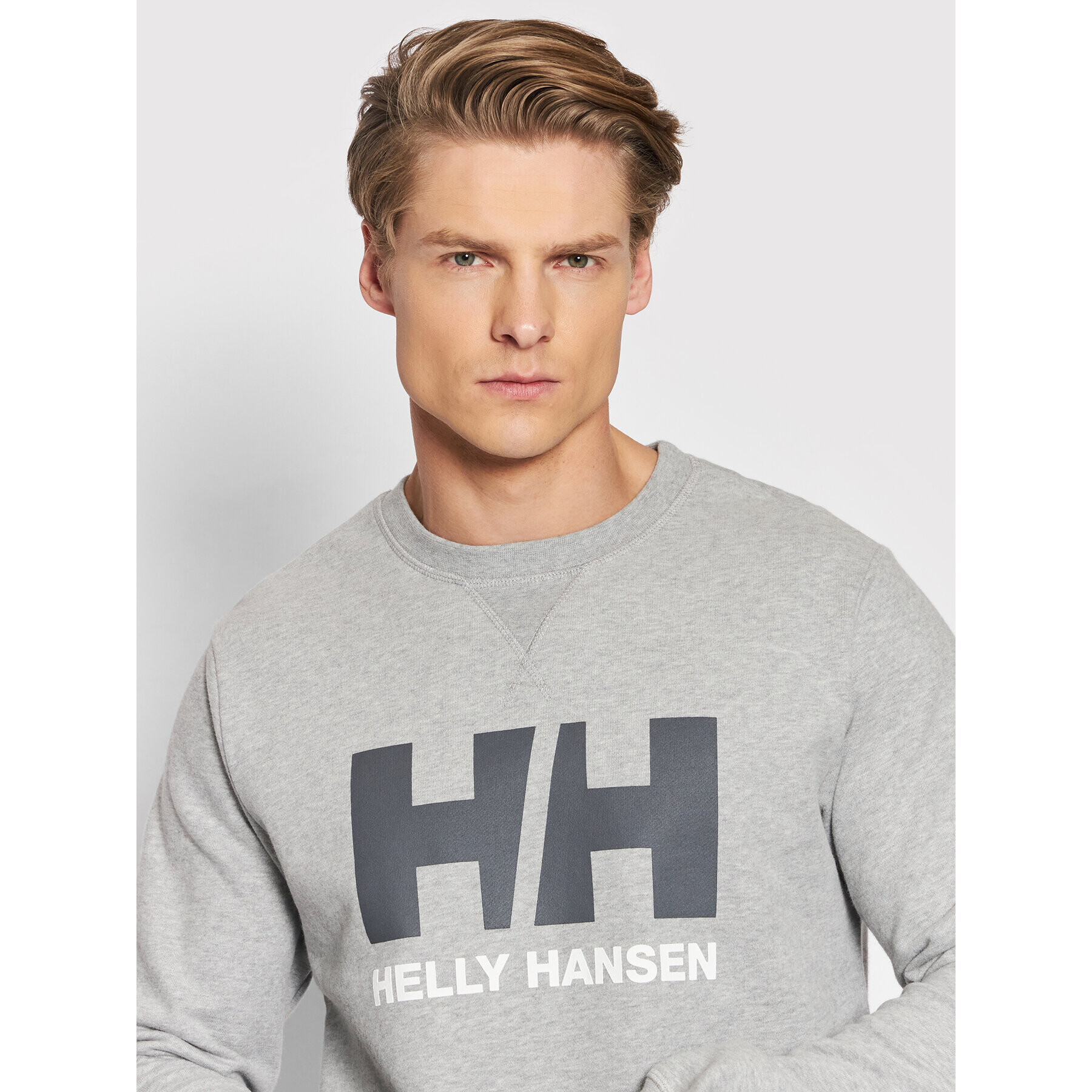 Helly Hansen Mikina Hh Logo Crew 34000 Šedá Regular Fit - Pepit.cz