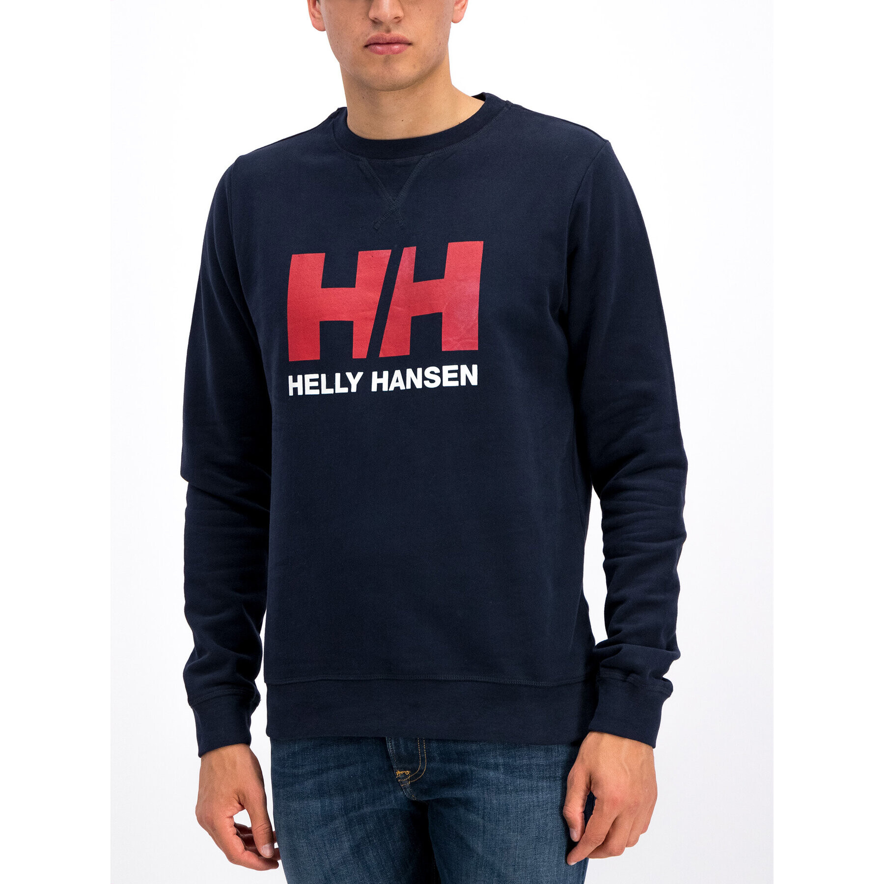 Helly Hansen Mikina Hh Logo Crew 34000 Tmavomodrá Regular Fit - Pepit.cz