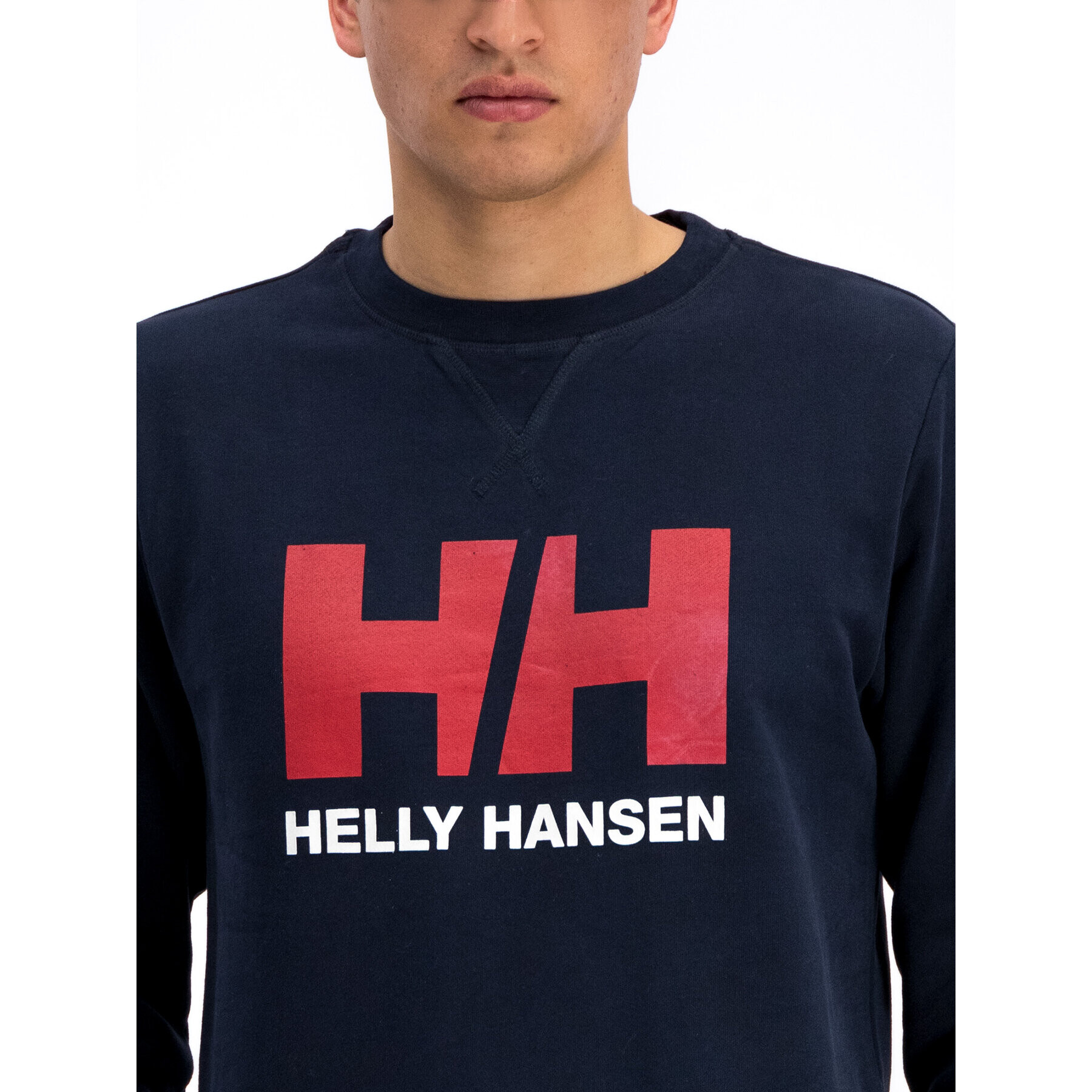 Helly Hansen Mikina Hh Logo Crew 34000 Tmavomodrá Regular Fit - Pepit.cz