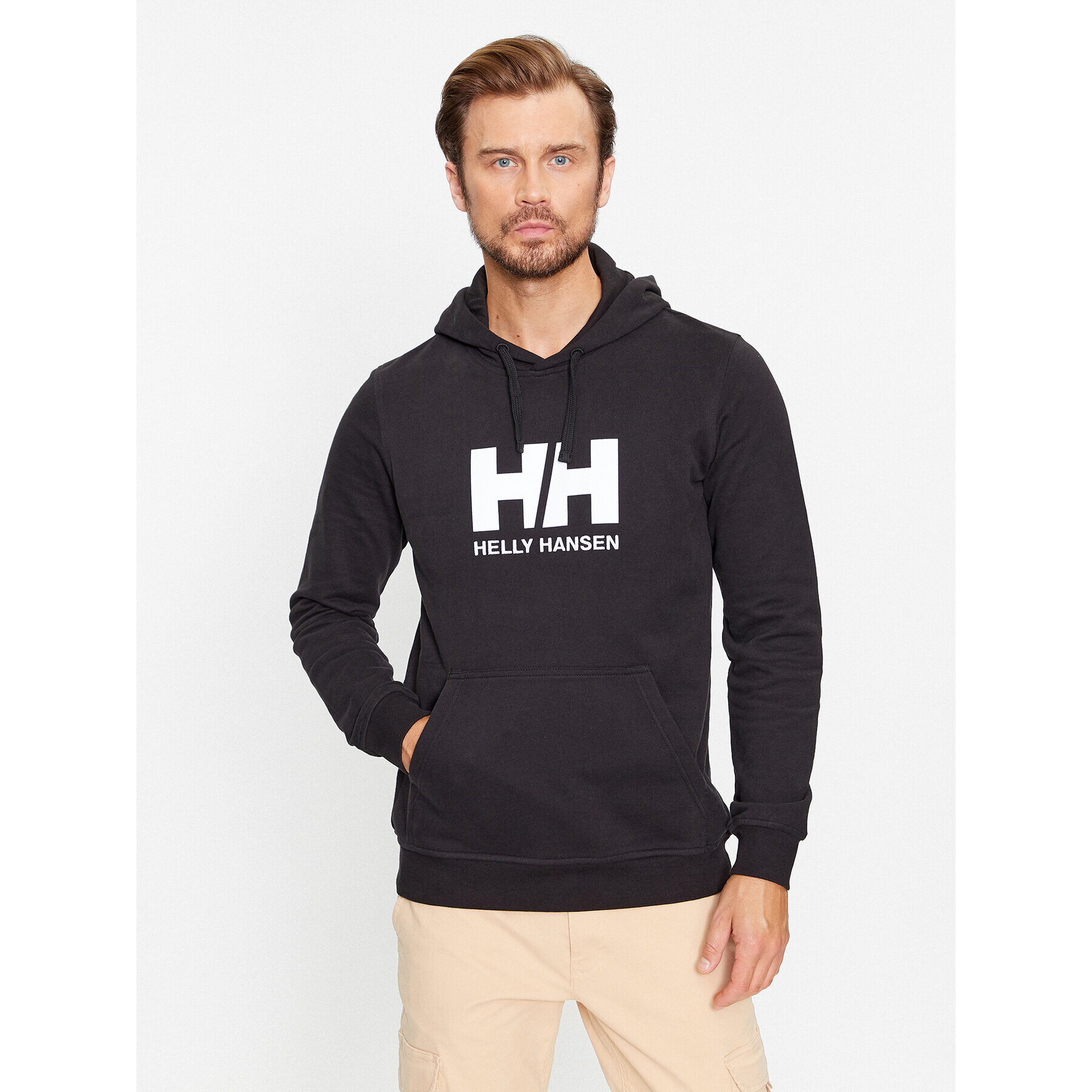 Helly Hansen Mikina Logo 33977 Černá Regular Fit - Pepit.cz