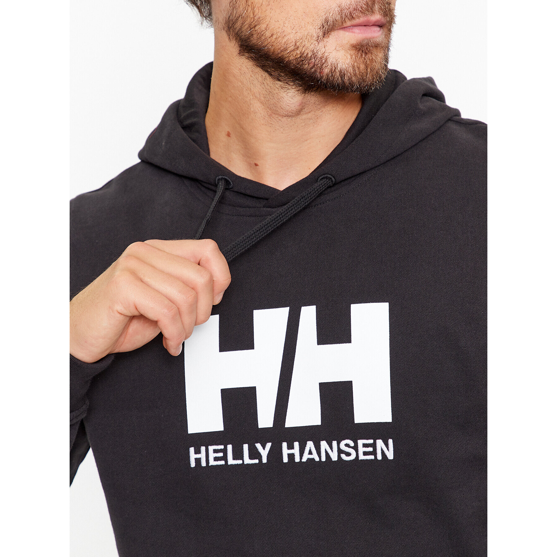 Helly Hansen Mikina Logo 33977 Černá Regular Fit - Pepit.cz